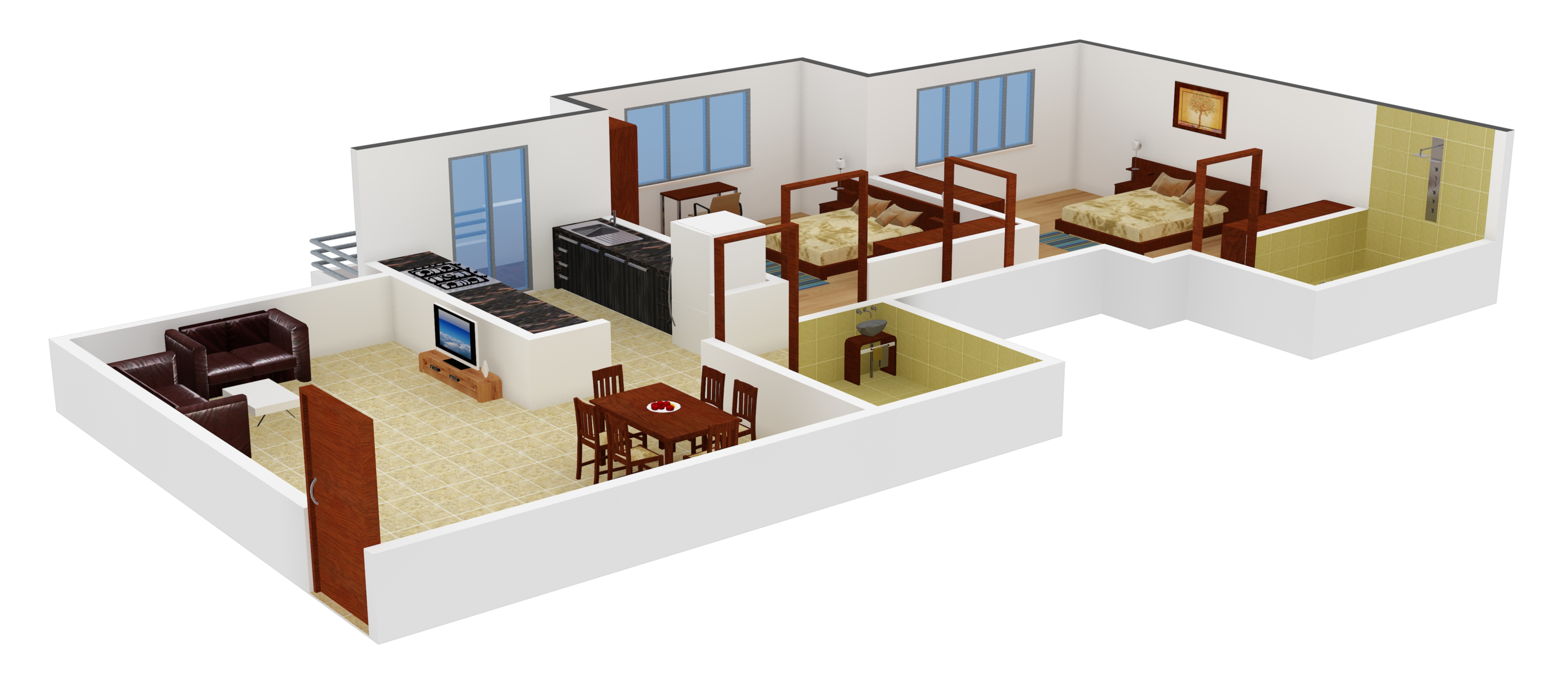 3DFloorPlan of Nahalchand Aryavarta