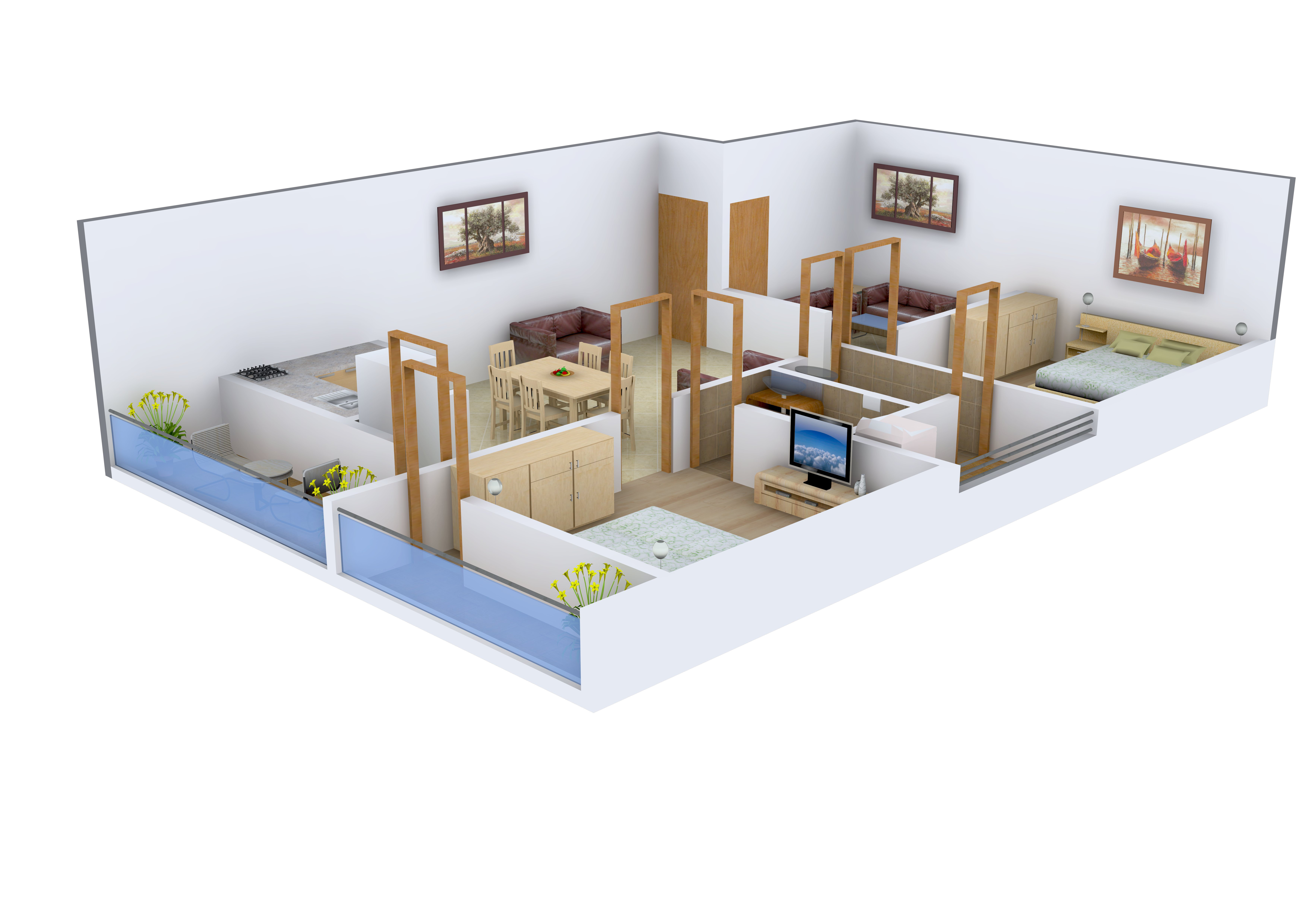 3DFloorPlan of Pride Heights