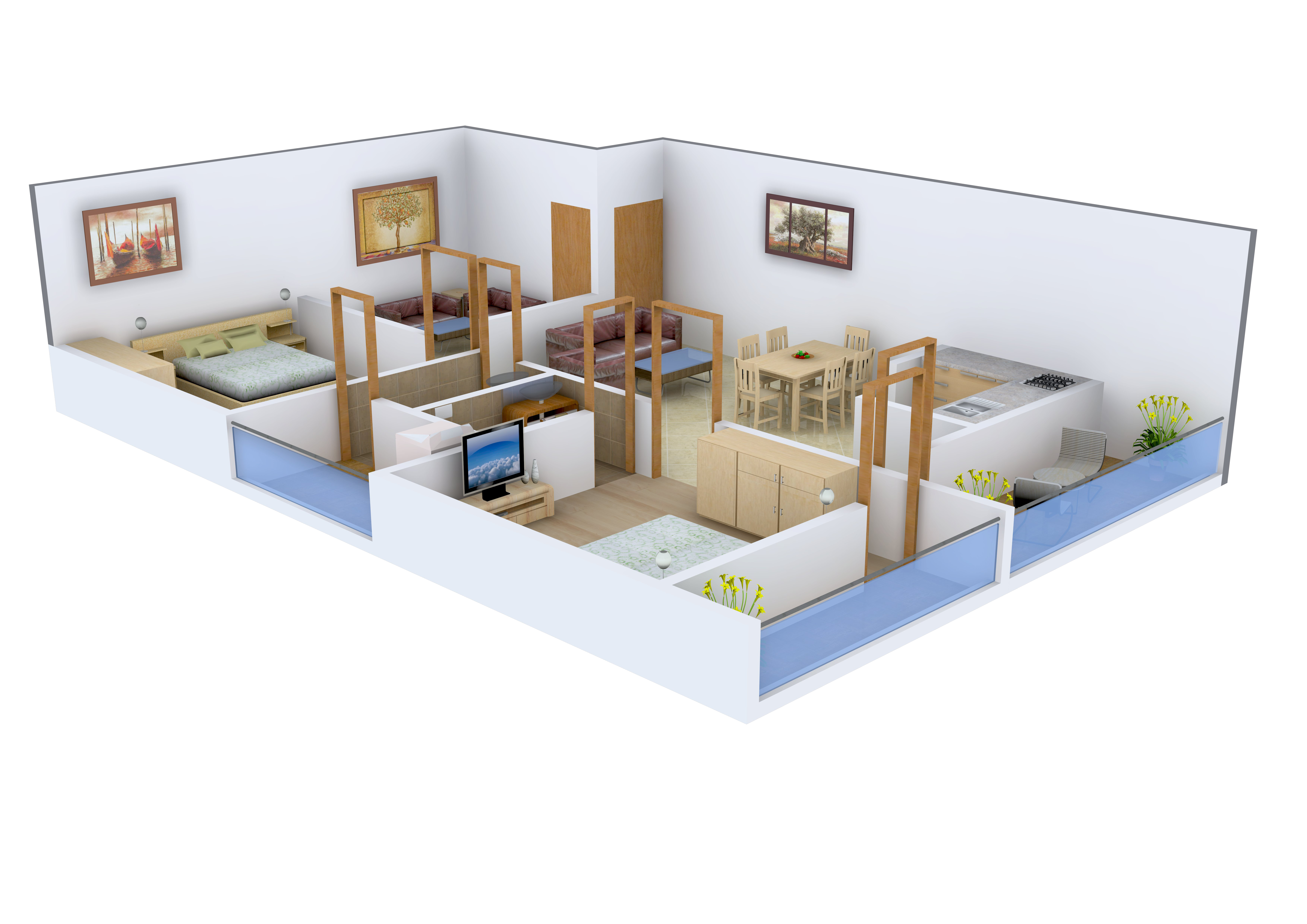 3DFloorPlan of Pride Heights