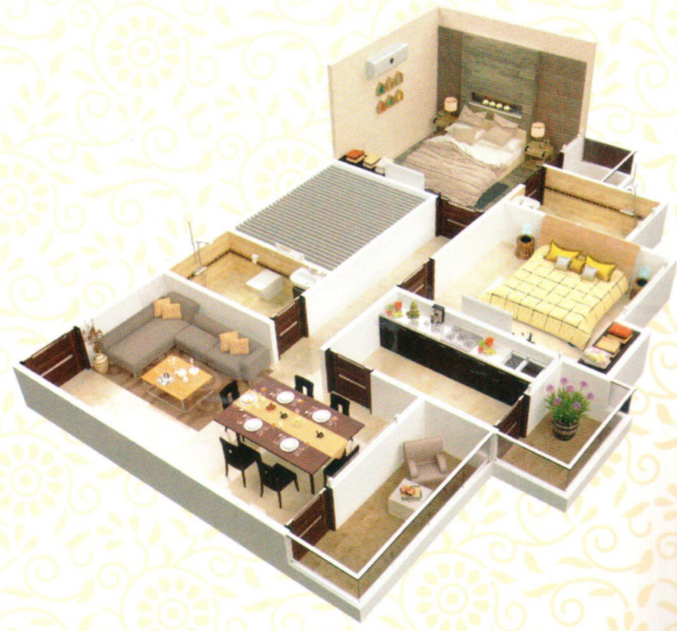 3DFloorPlan of SSG Shiv Sarovar
