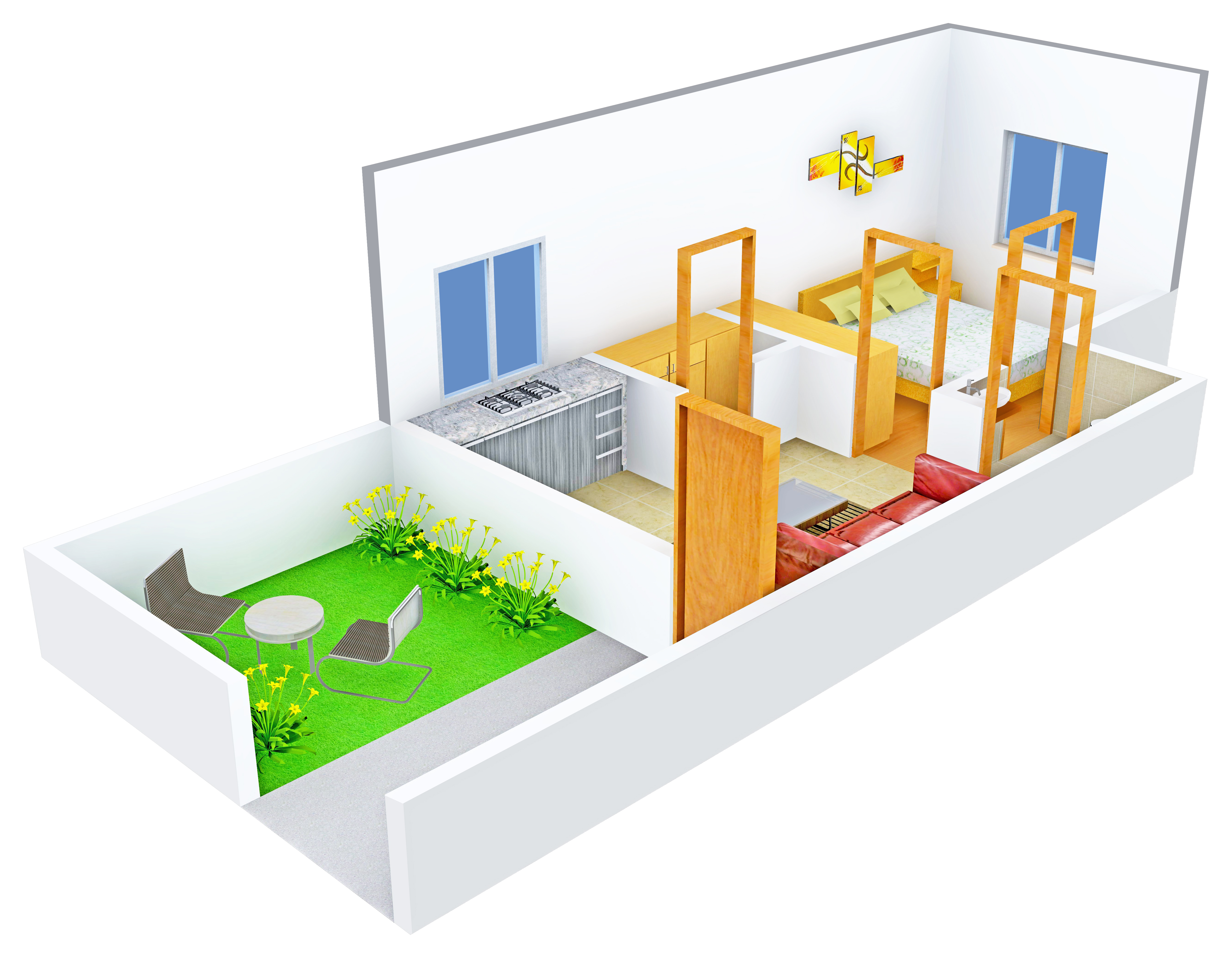 3DFloorPlan of VKG Golden Palm