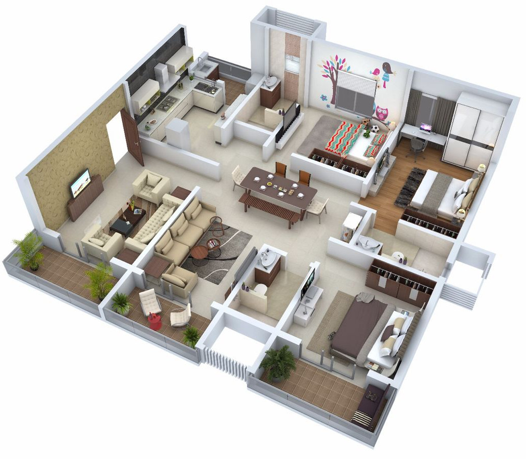1925 sq ft 3 BHK 3T Apartment for Sale in Sumadhura