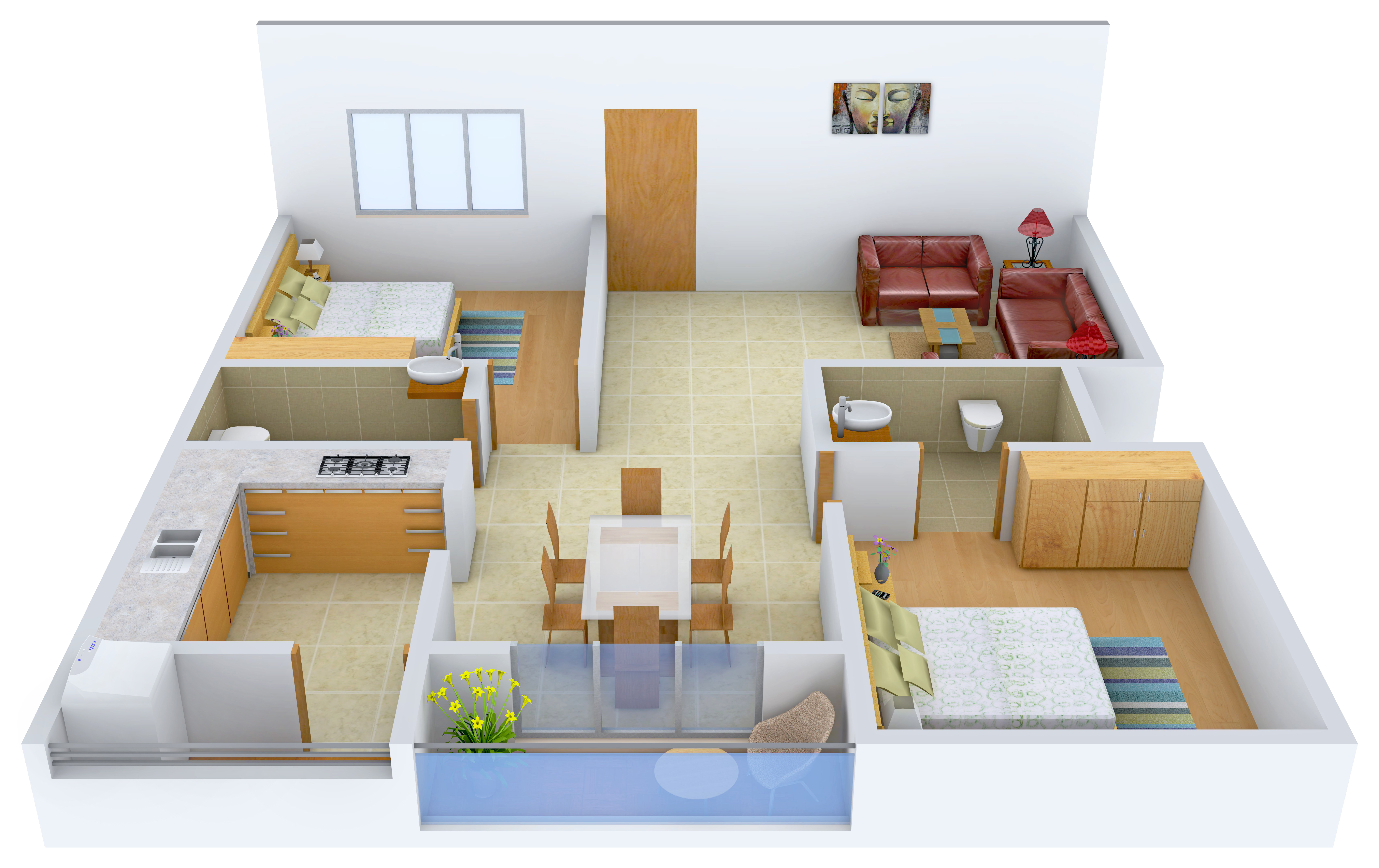 3DFloorPlan of Regal Rich Blossoms