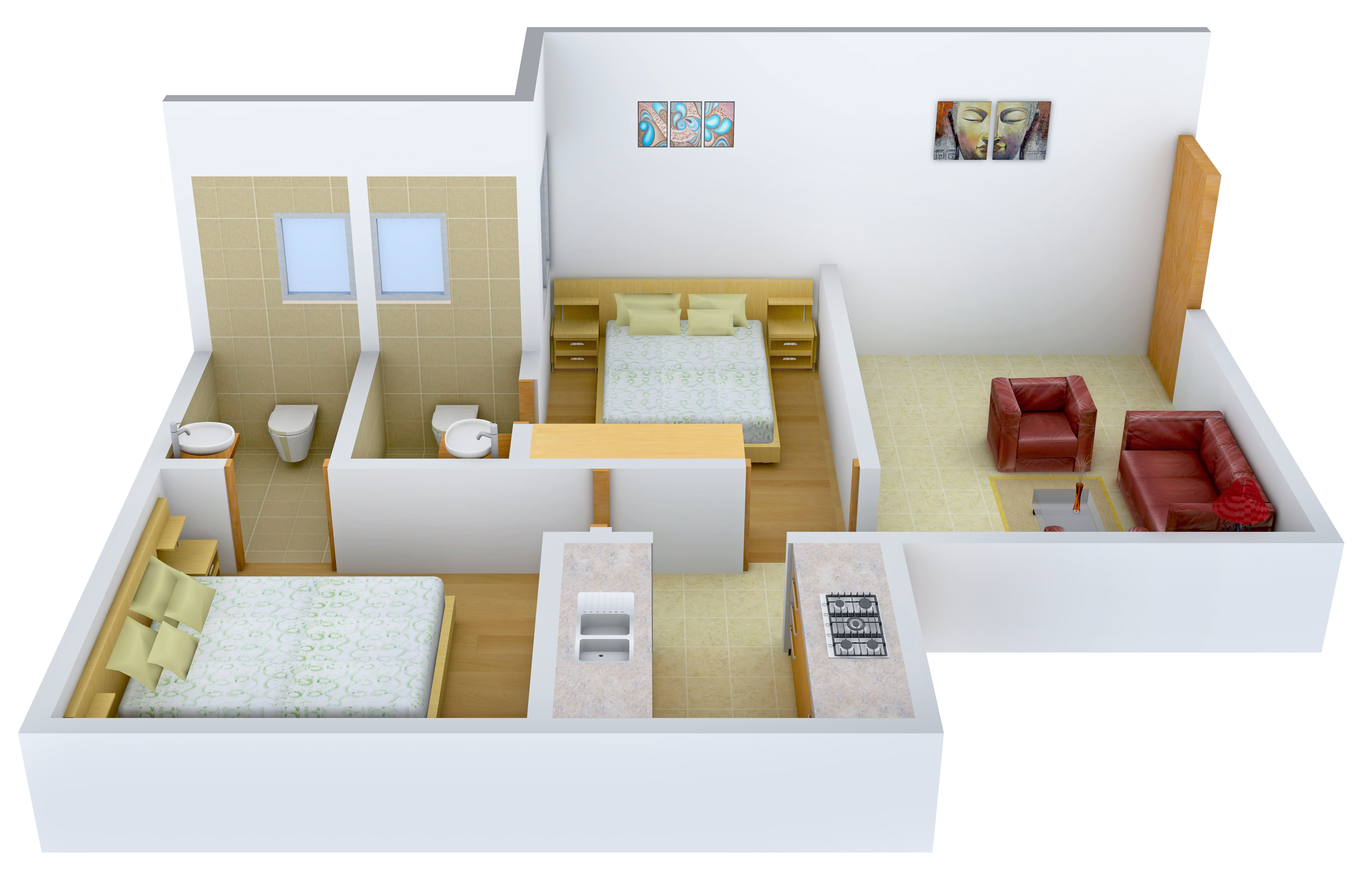 3DFloorPlan of JP Unity Tower