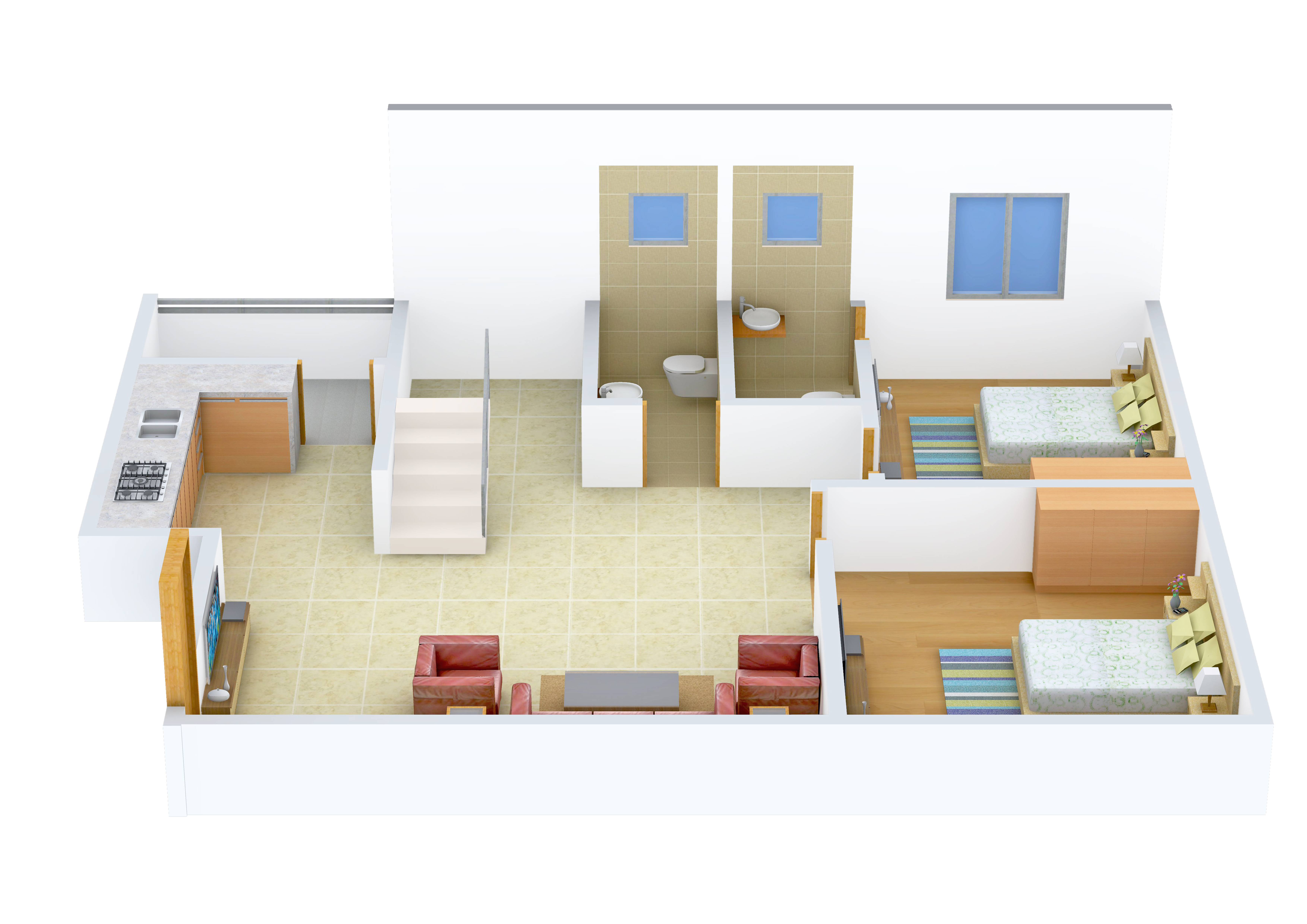 3DFloorPlan of Annciya Edens Premium Villas