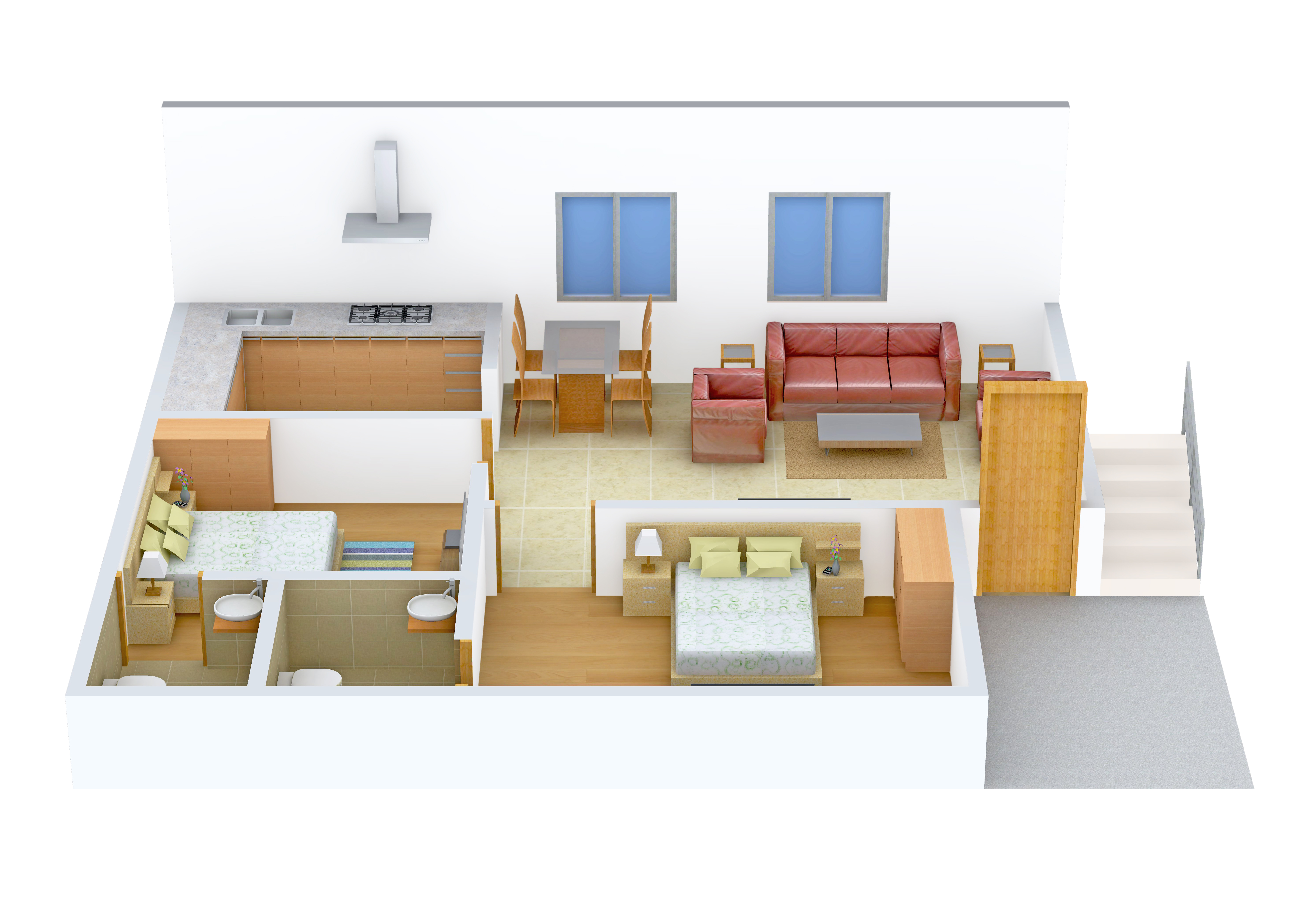 3DFloorPlan of Annciya Edens Premium Villas
