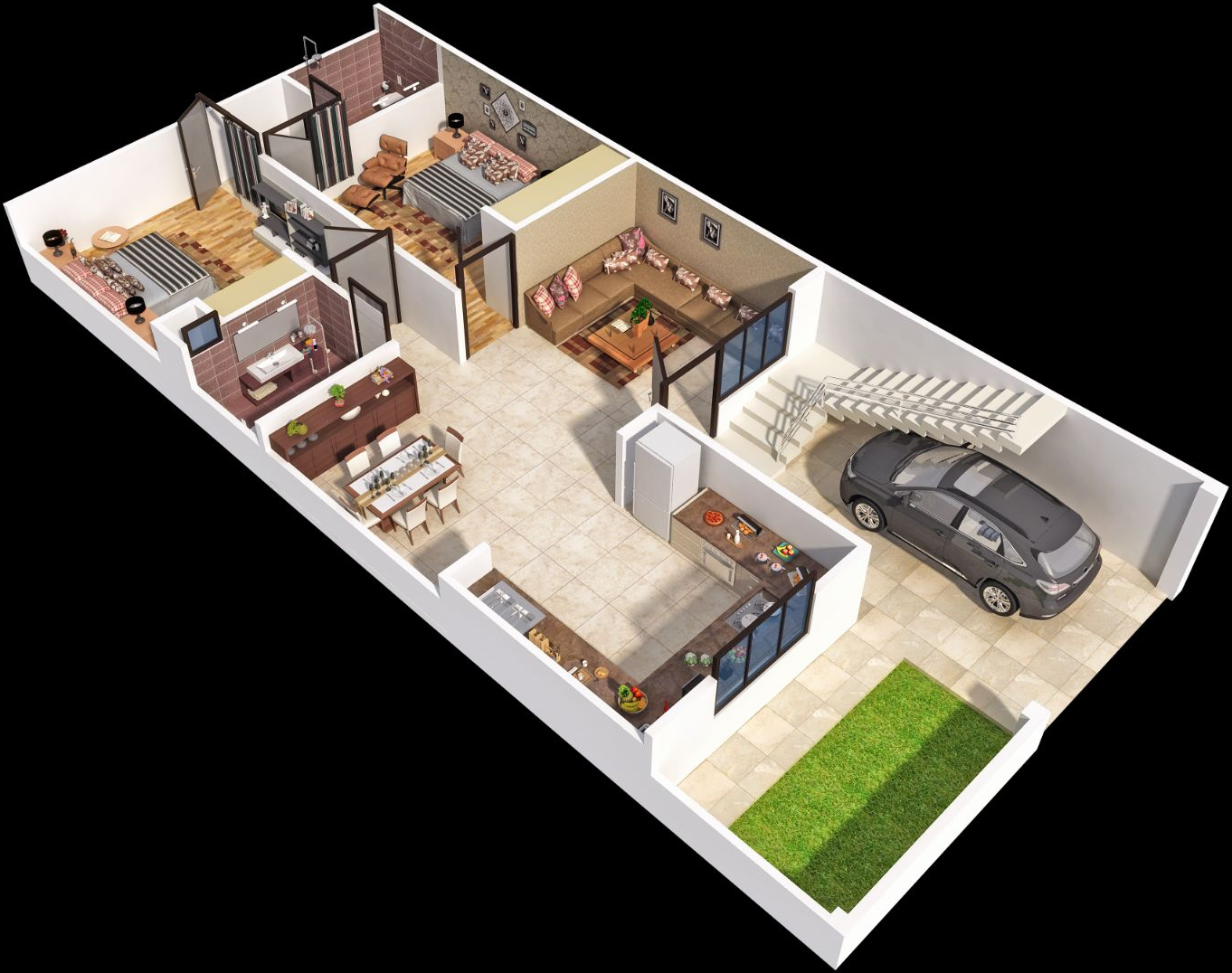 3DFloorPlan of Swapnil Shaubhagya