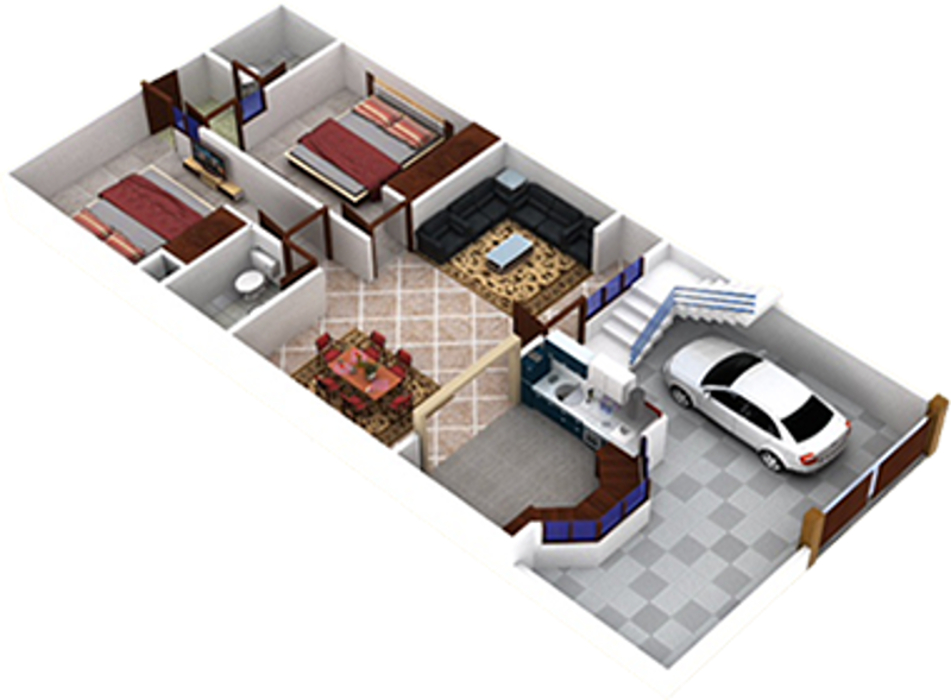 3DFloorPlan of Swapnil City