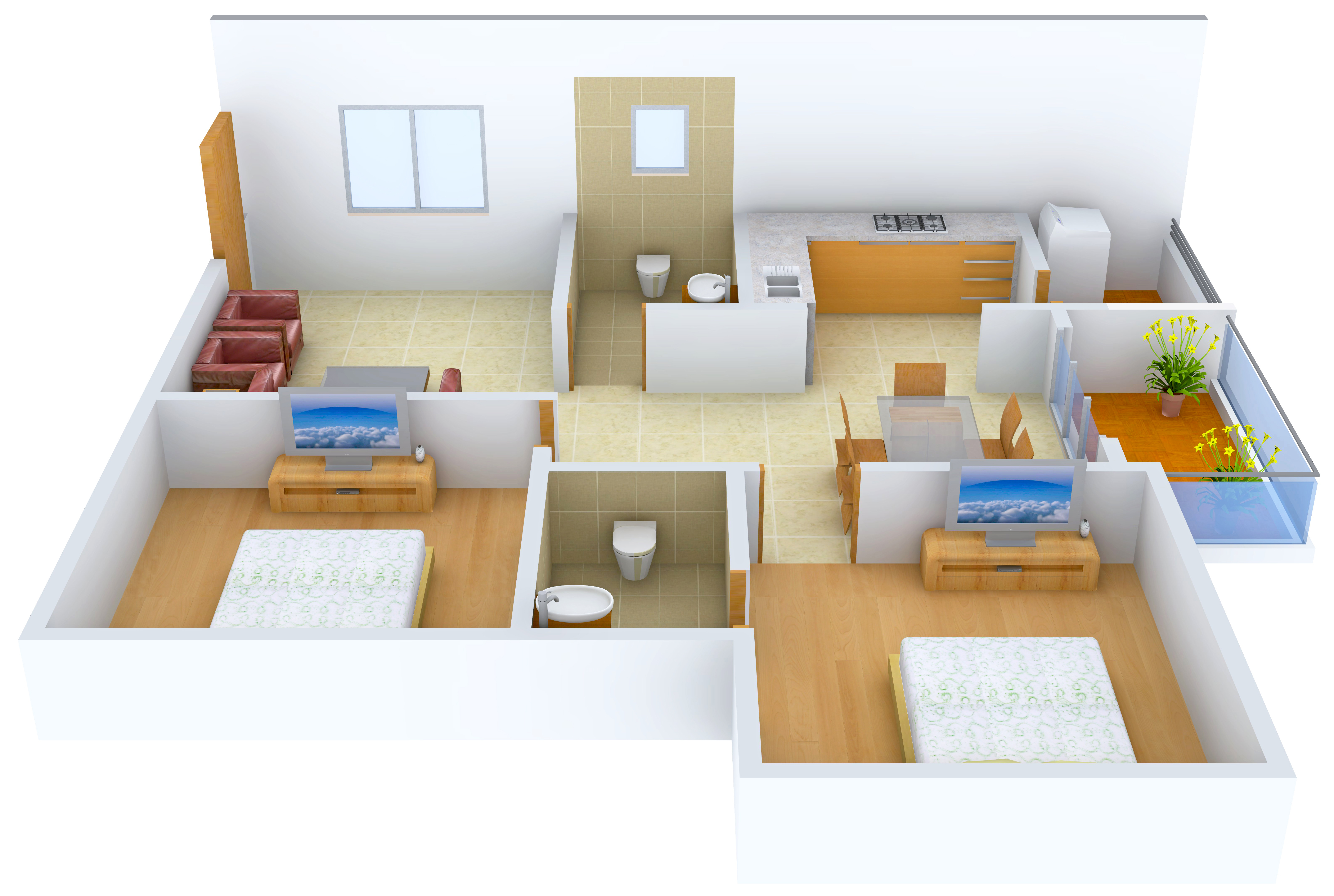 3DFloorPlan of LNS Pride
