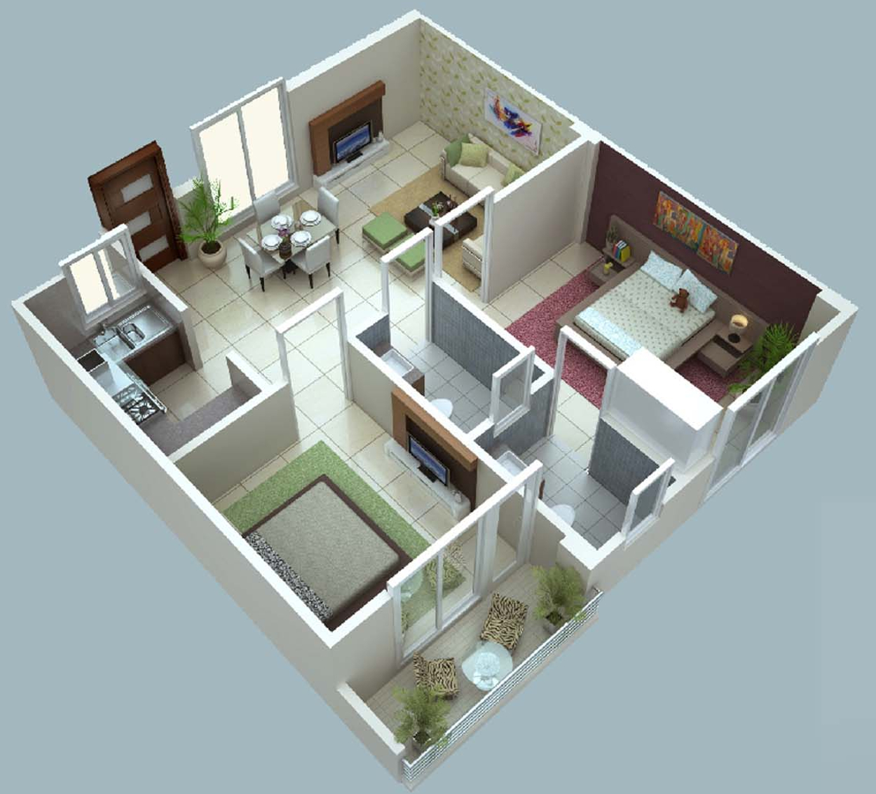 3DFloorPlan of Novel Homes