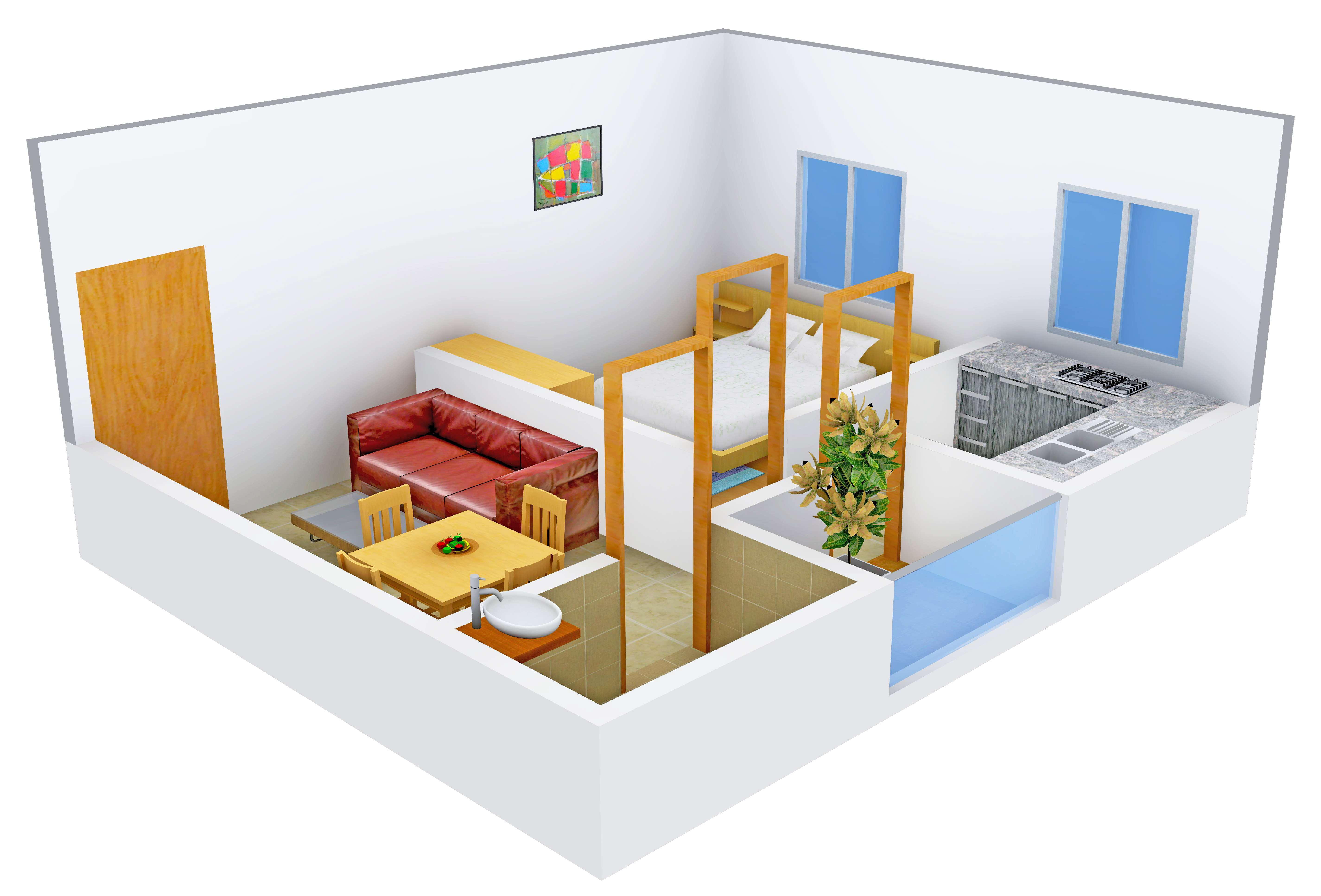3DFloorPlan of Radhika Shanti Tower