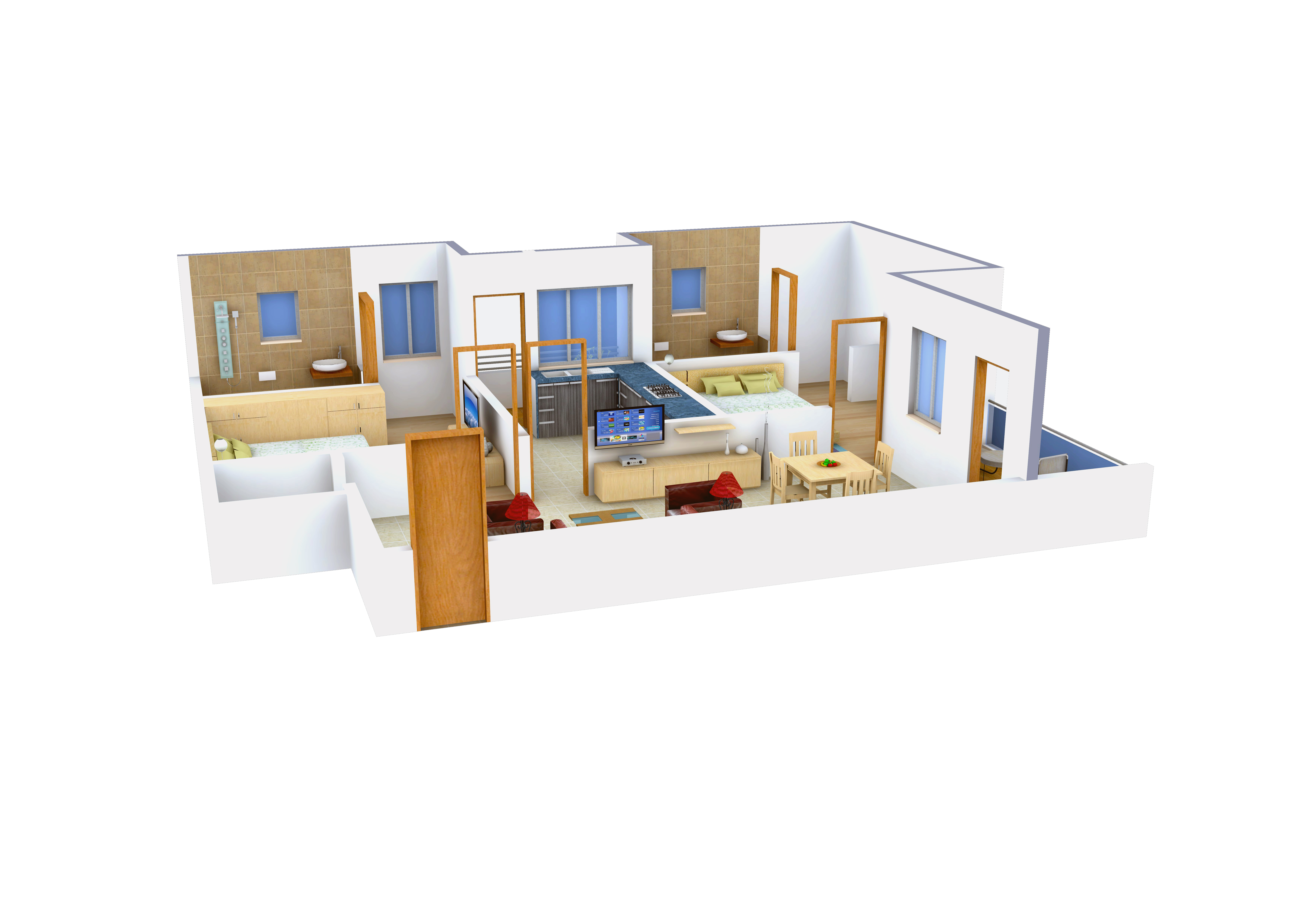 3DFloorPlan of BSR Shelters