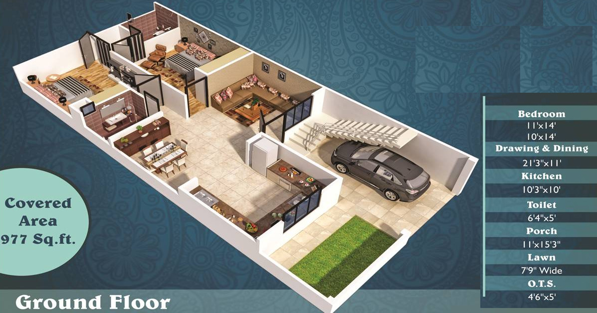 3DFloorPlan of Swapnil Shaubhagya