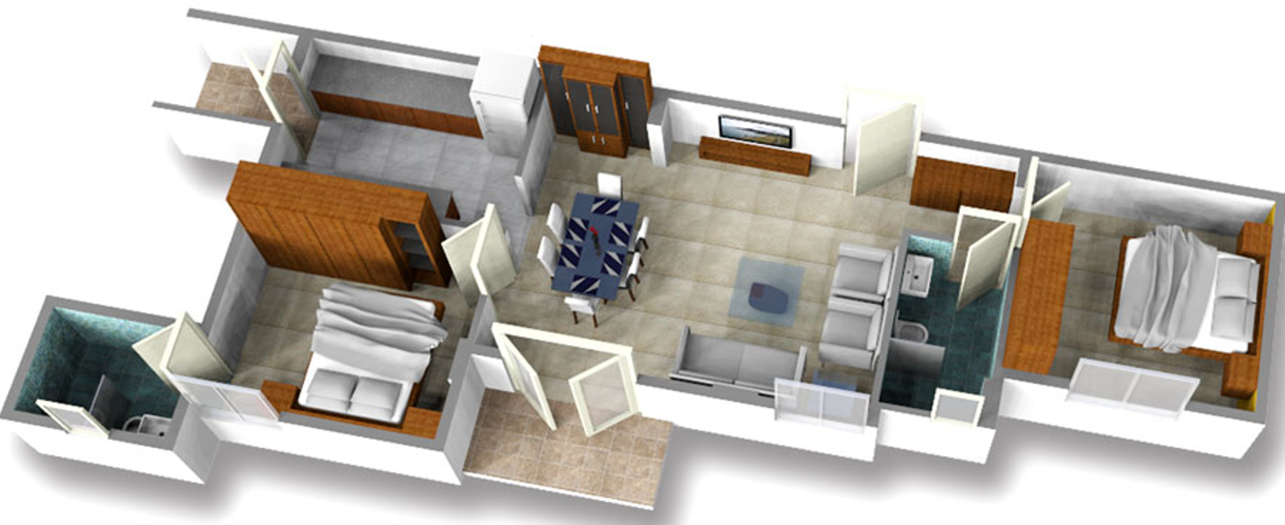 3DFloorPlan of Green Atrium