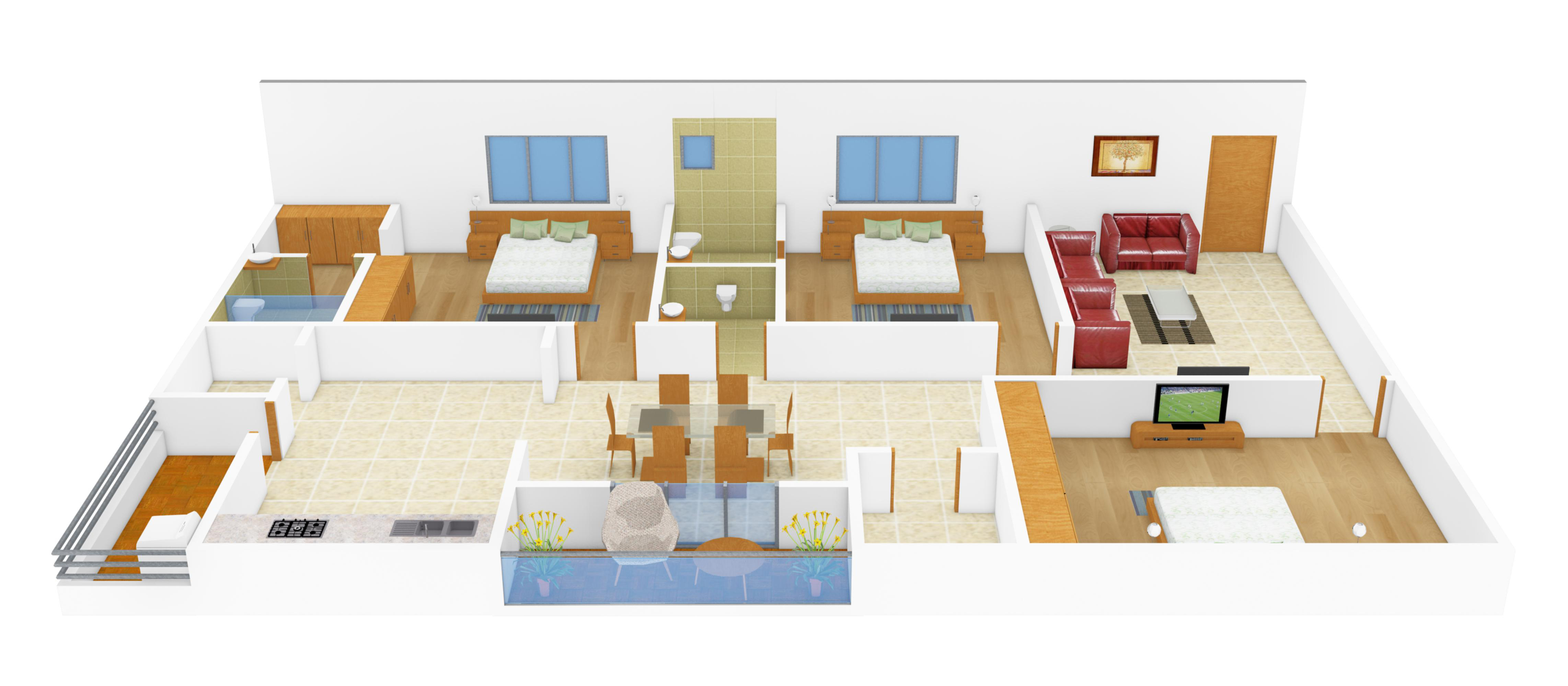 3DFloorPlan of Karni Florenza