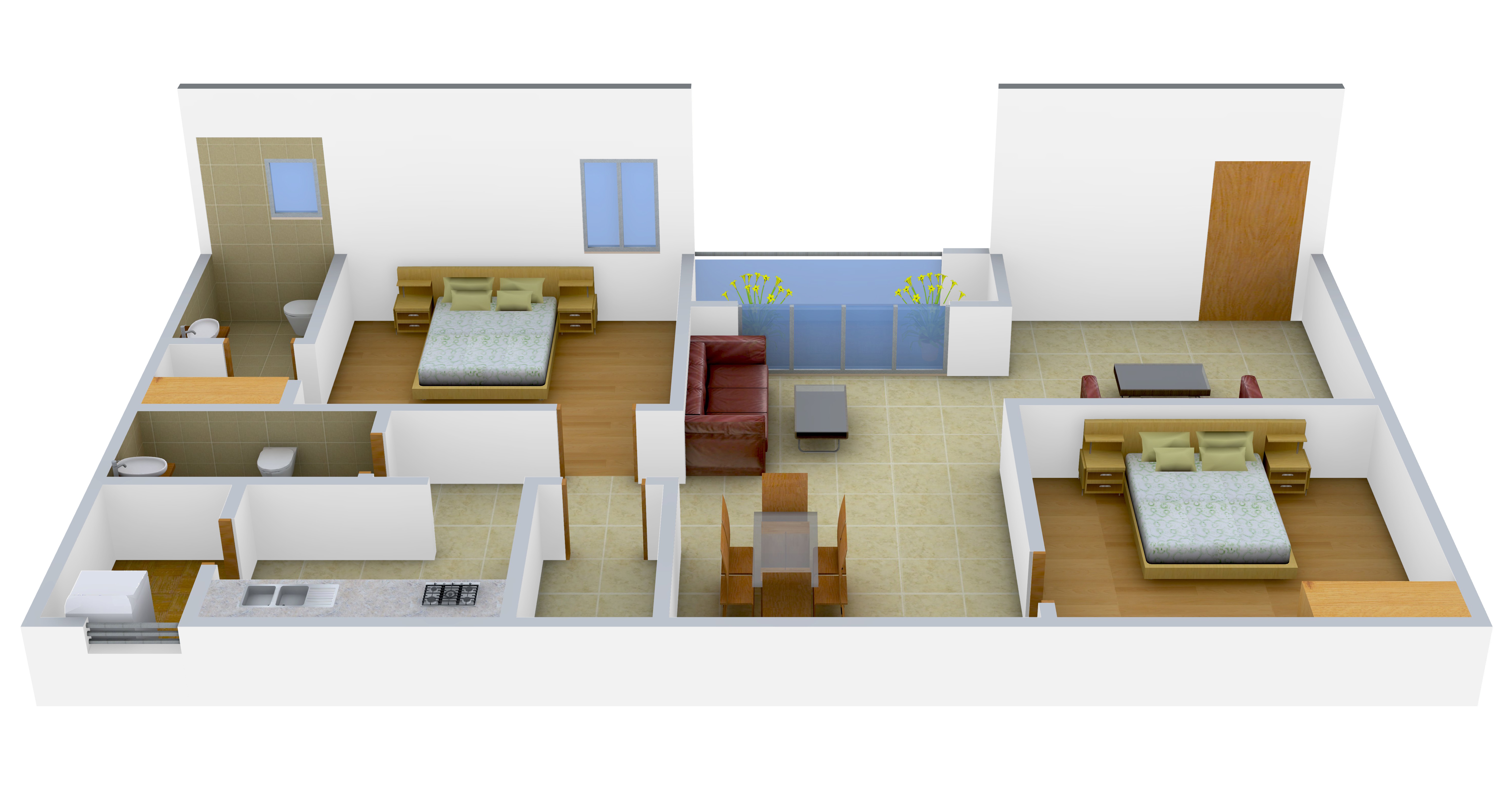 3DFloorPlan of Super Sunshine