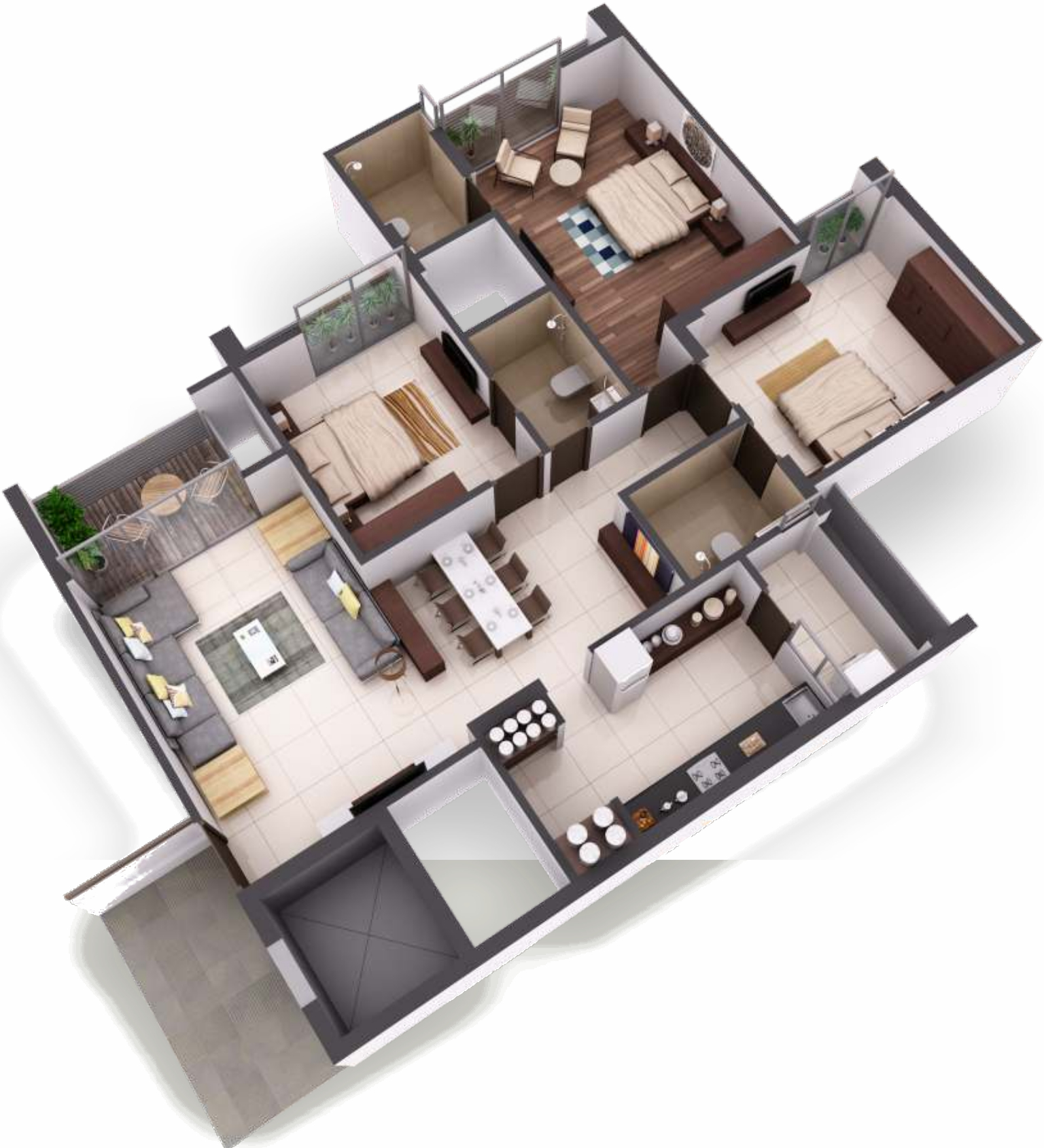 3DFloorPlan of Orchid Heaven
