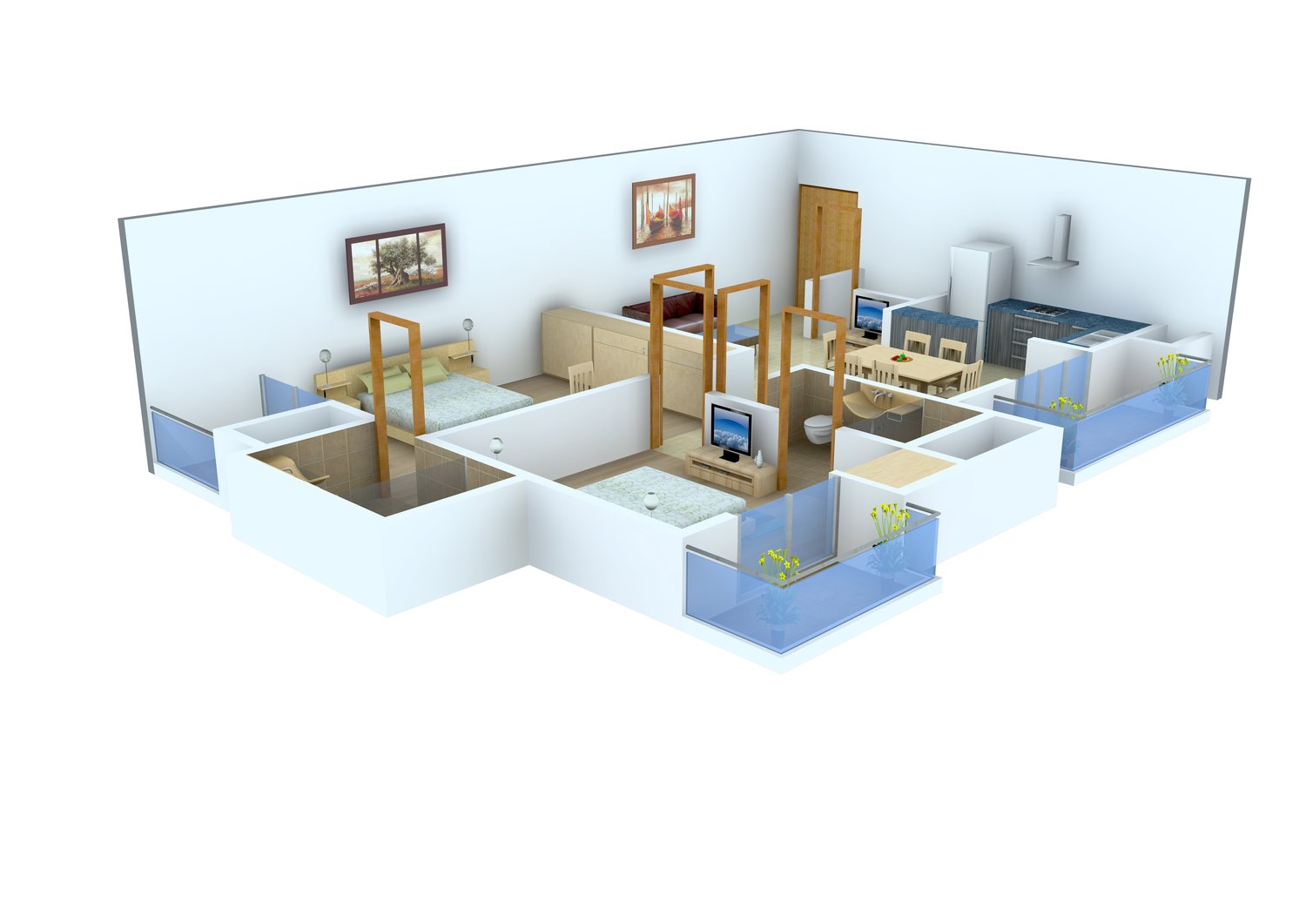 3DFloorPlan of Nirala Hills