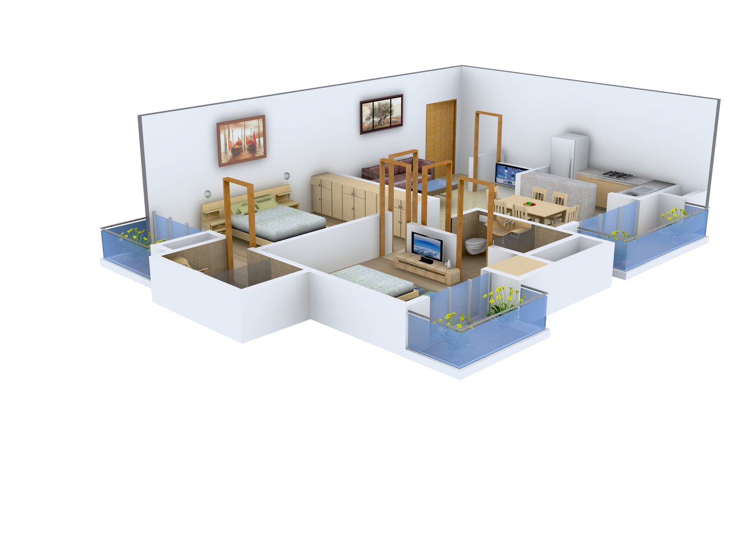 3DFloorPlan of Nirala Hills