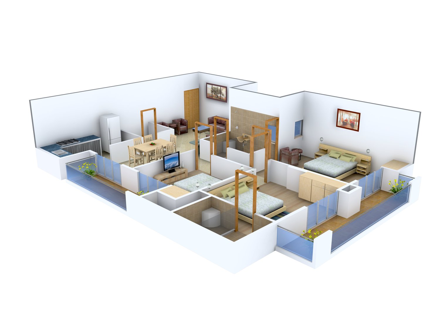 3DFloorPlan of Nirala Hills