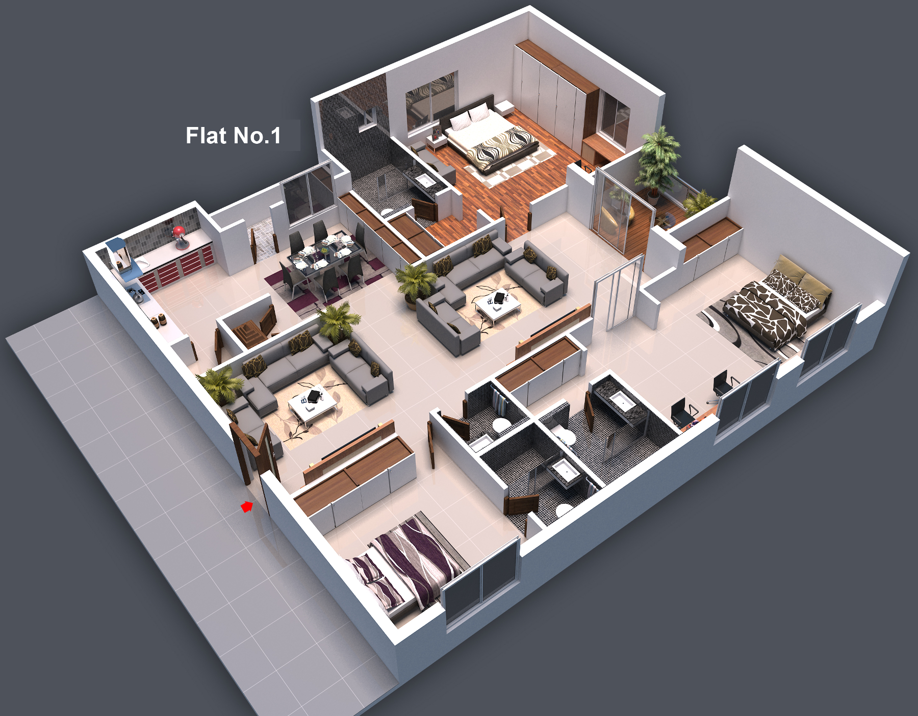 3DFloorPlan of JD Jubilee Ballpark