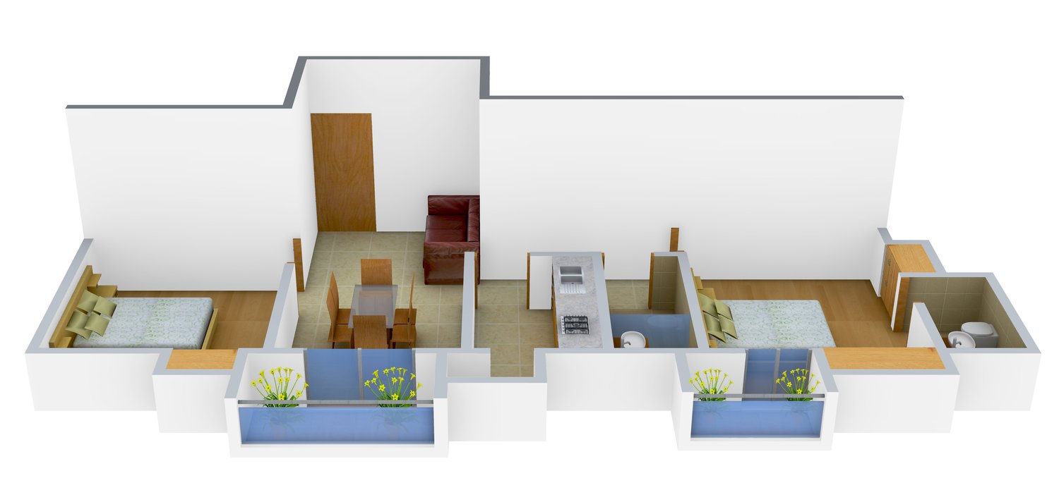 3DFloorPlan of Crown Palace