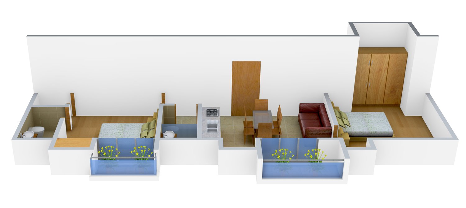 3DFloorPlan of Crown Palace