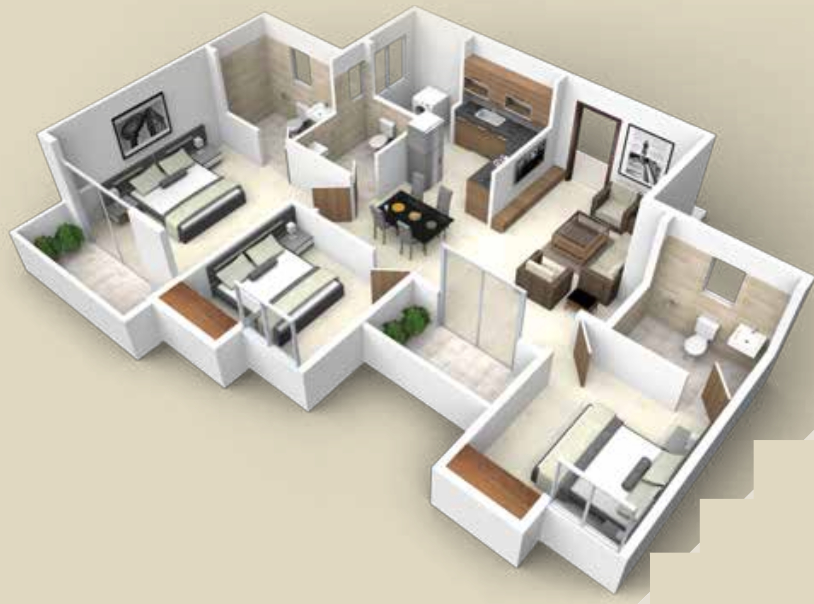 3DFloorPlan of Meda Eternity