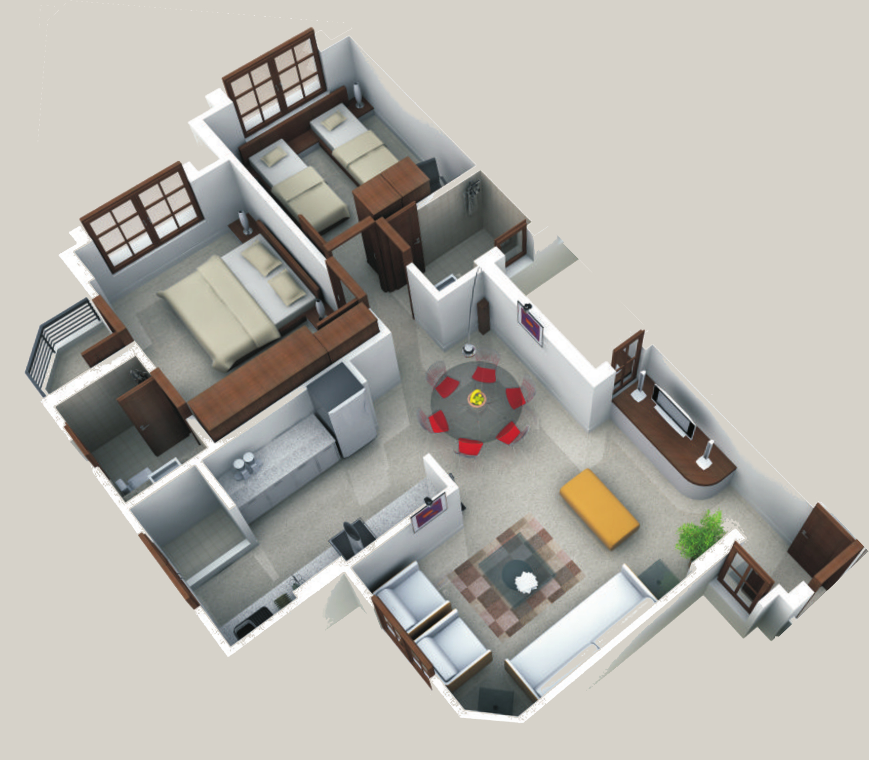 3DFloorPlan of DMD Vraj Bhoomi