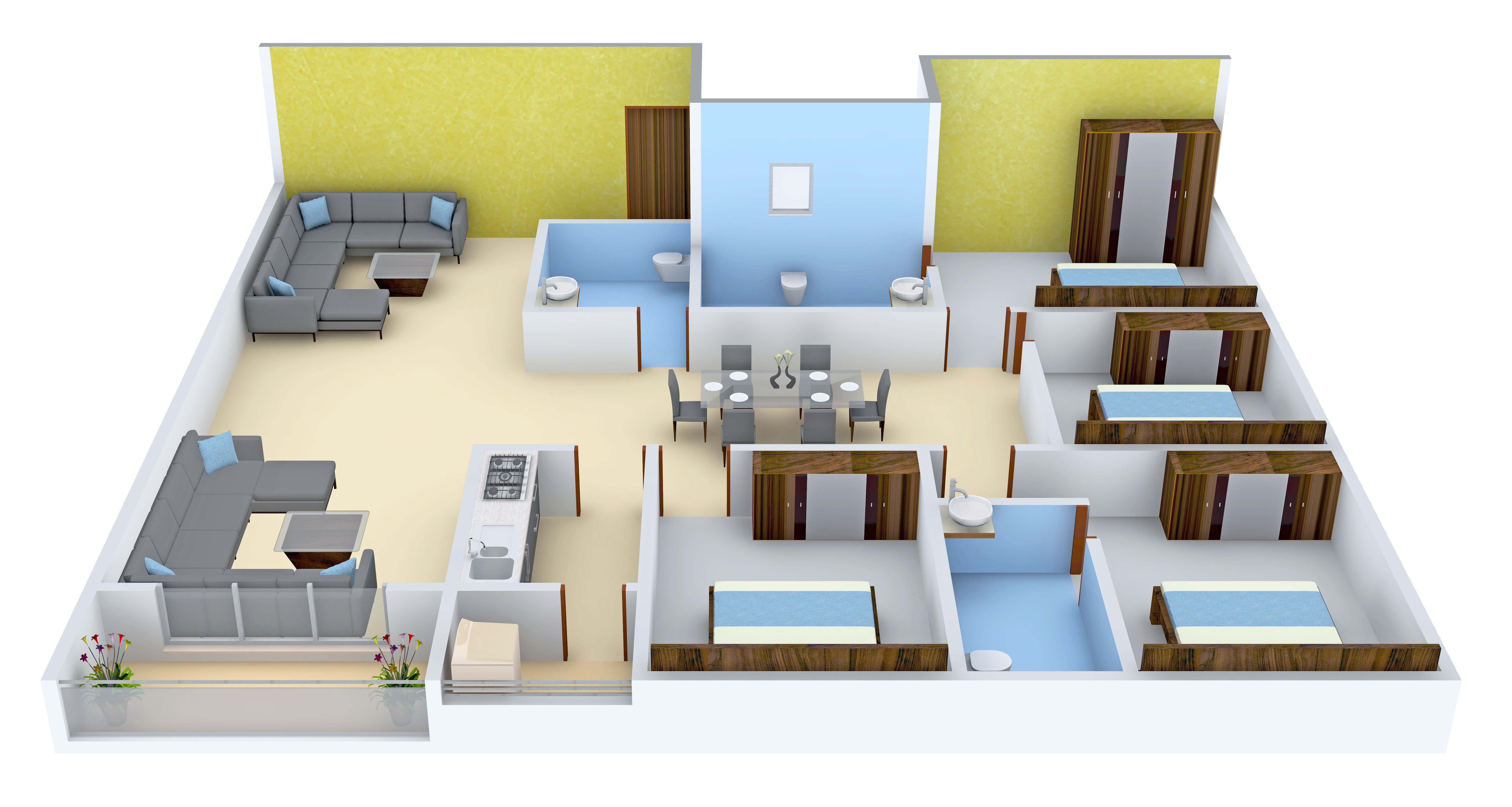 3DFloorPlan of PS Magnum