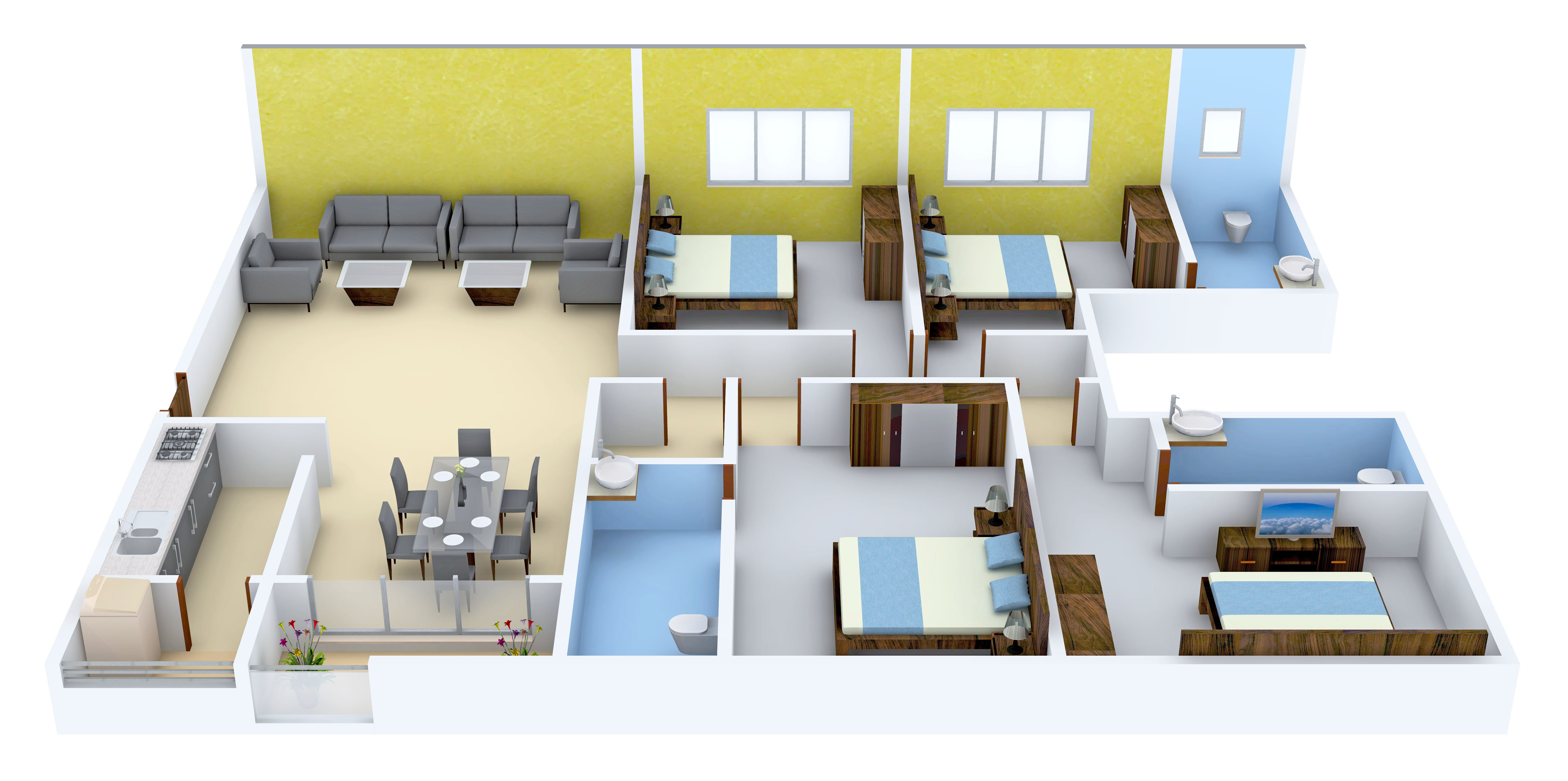 3DFloorPlan of PS Magnum