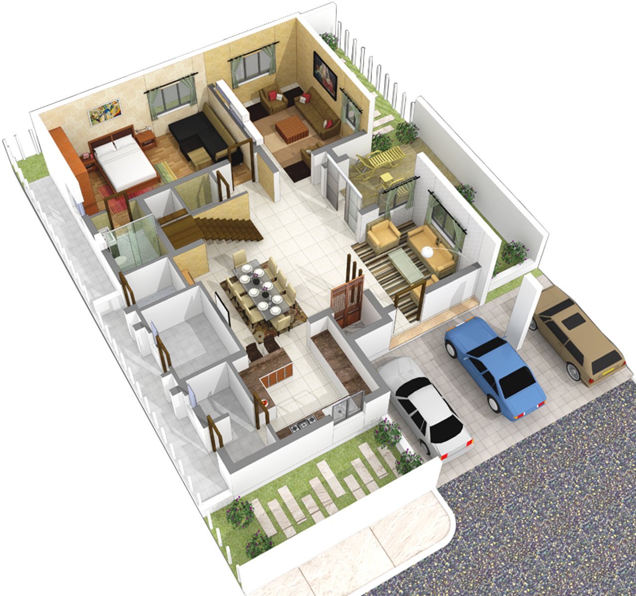 3DFloorPlan of Vessella Villas