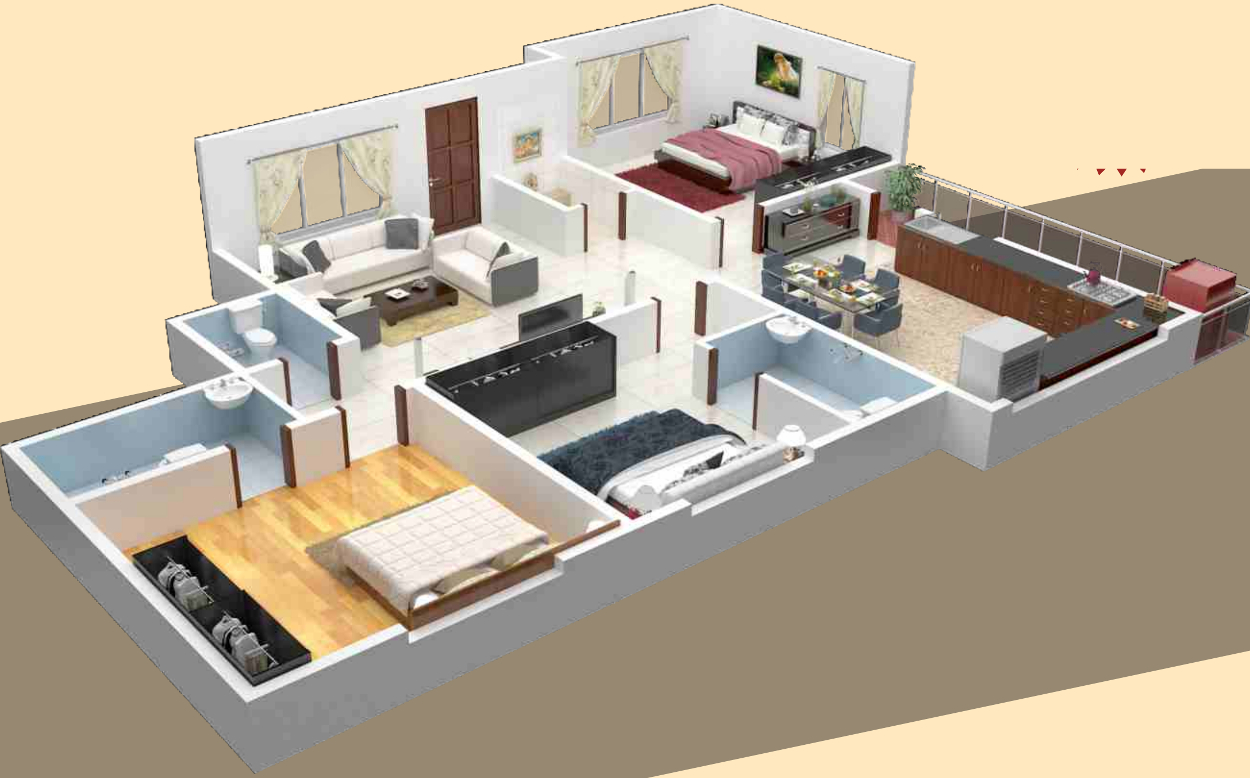 3DFloorPlan of Sumo Sai Sanket