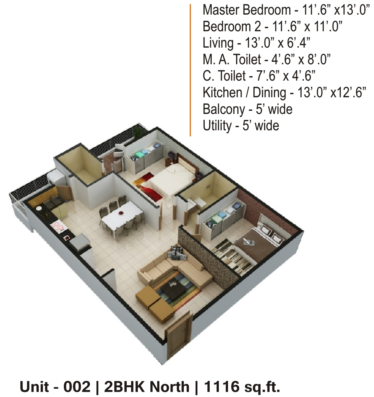 3DFloorPlan of Sai Kalyan Pardus