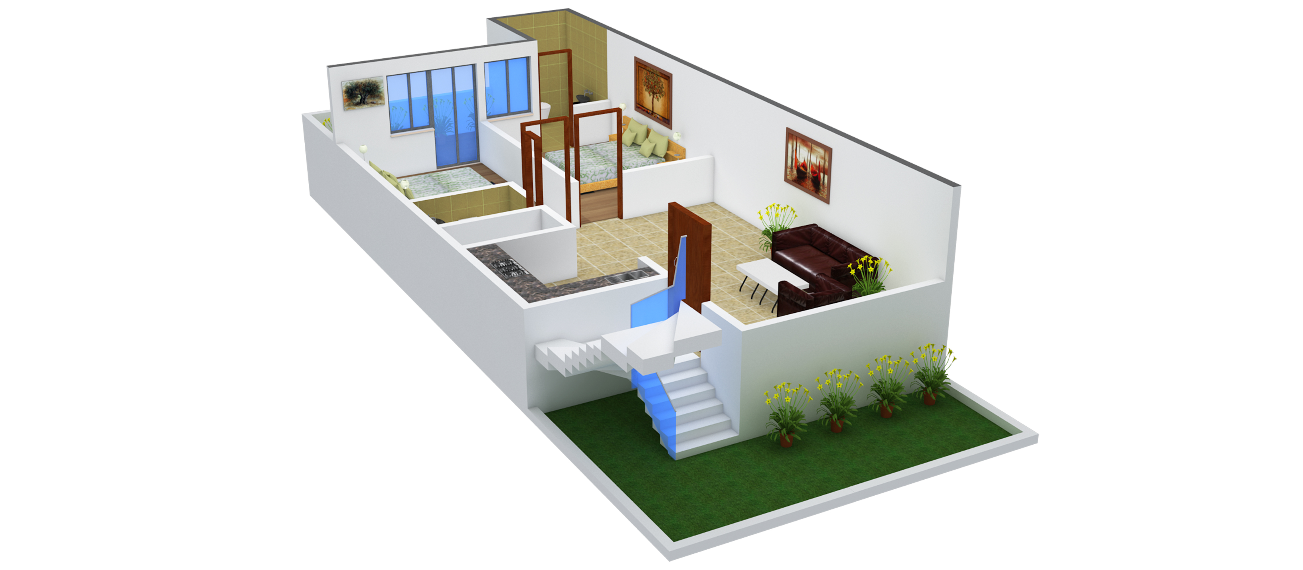 3DFloorPlan of Gayatri Gayatri Sun City