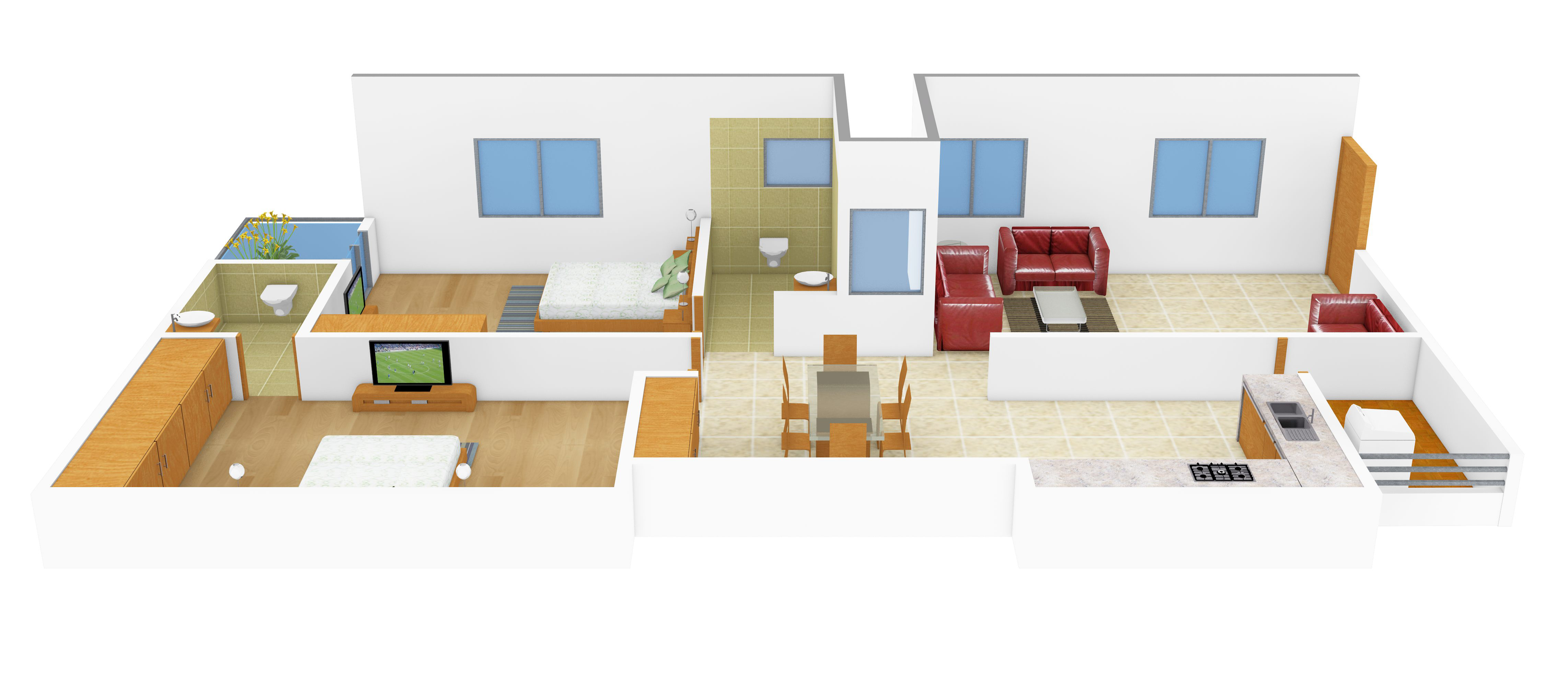 3DFloorPlan of Shyam Mohan