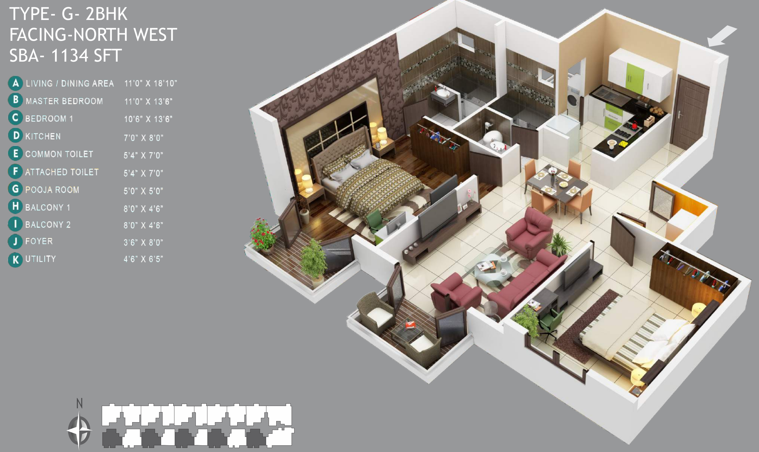 3DFloorPlan of SBR Horizon