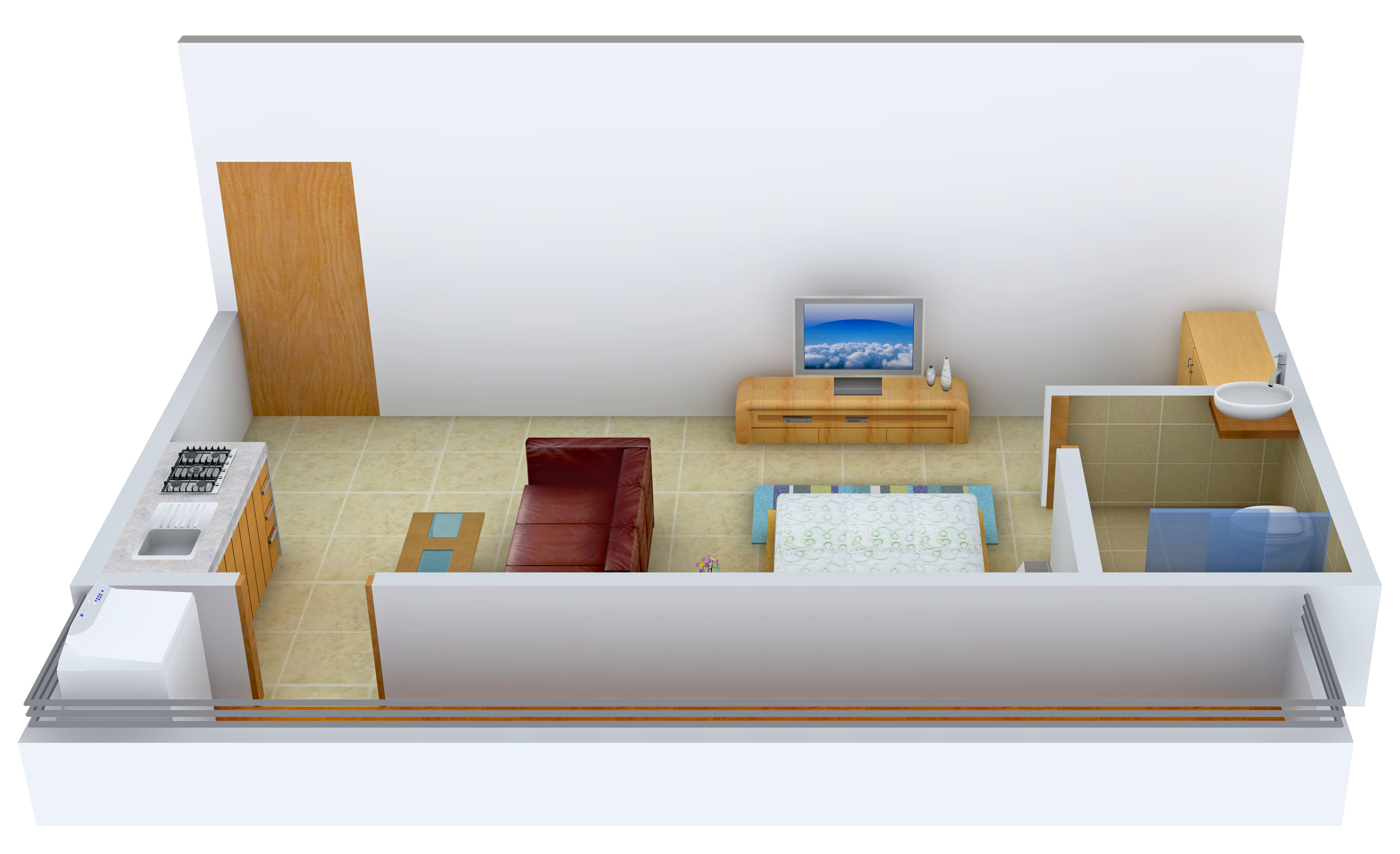 3DFloorPlan of Kansal Infrastructure Anandam Suites