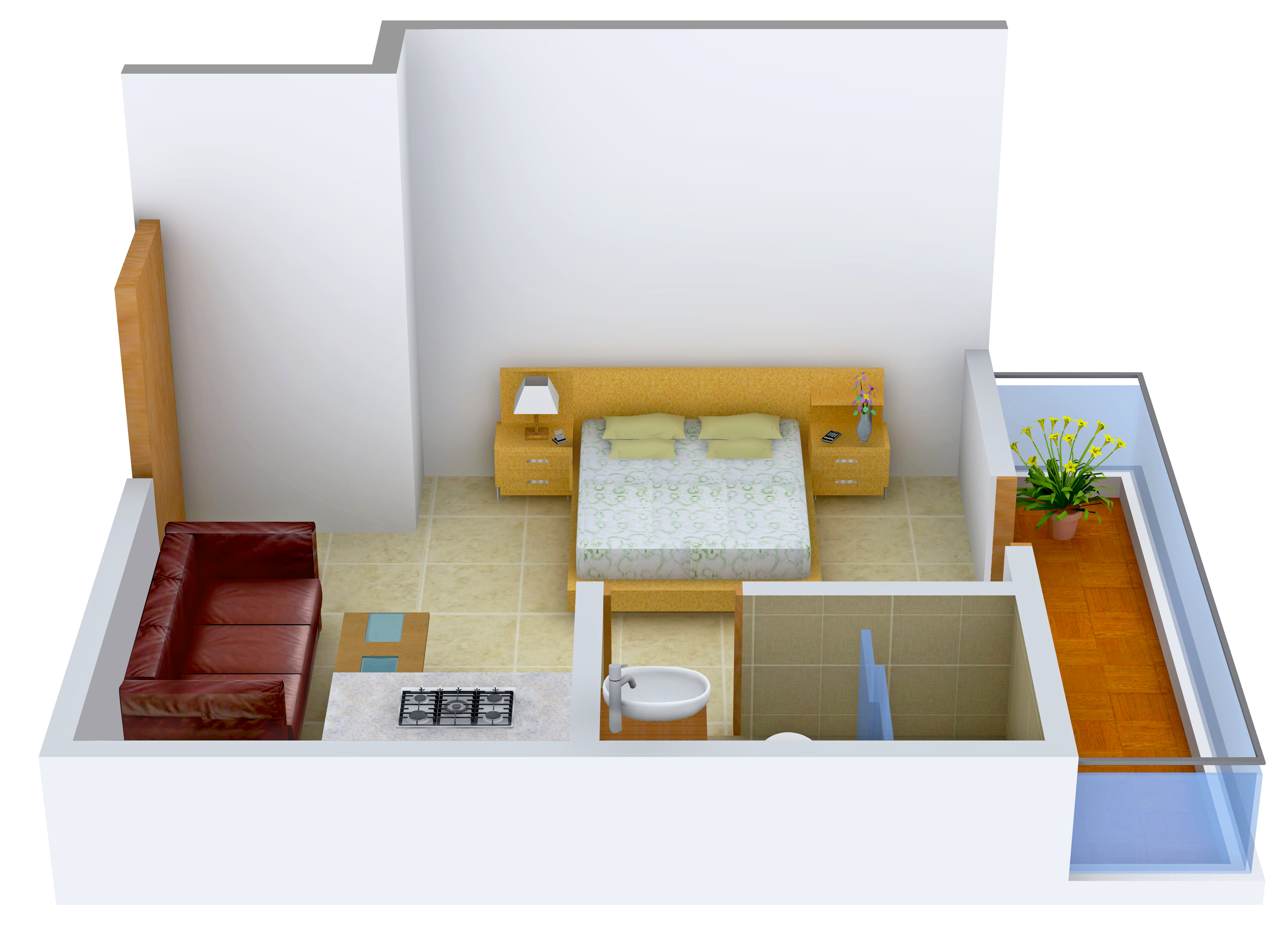 3DFloorPlan of Kansal Infrastructure Anandam Suites