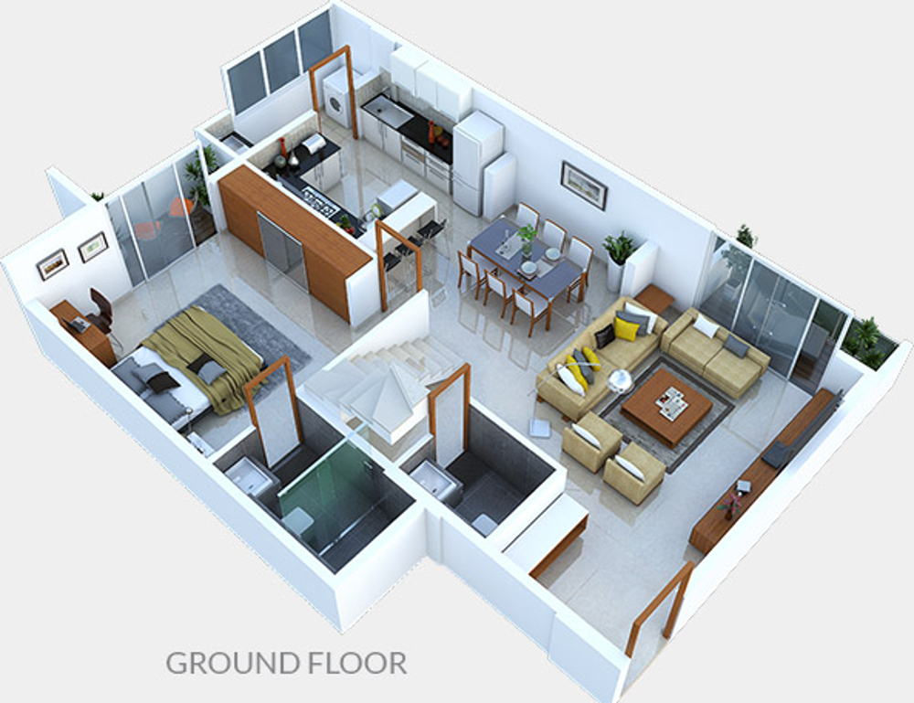 Lower Level Duplex Plan