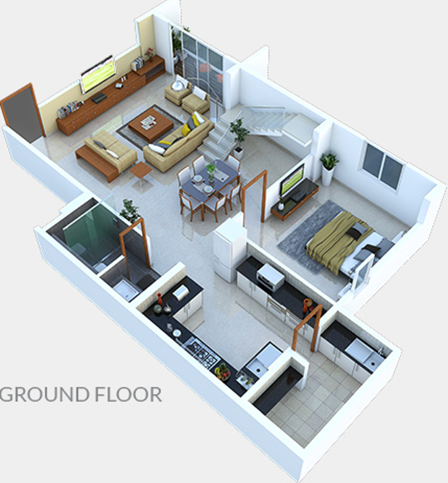 Lower Level Duplex Plan