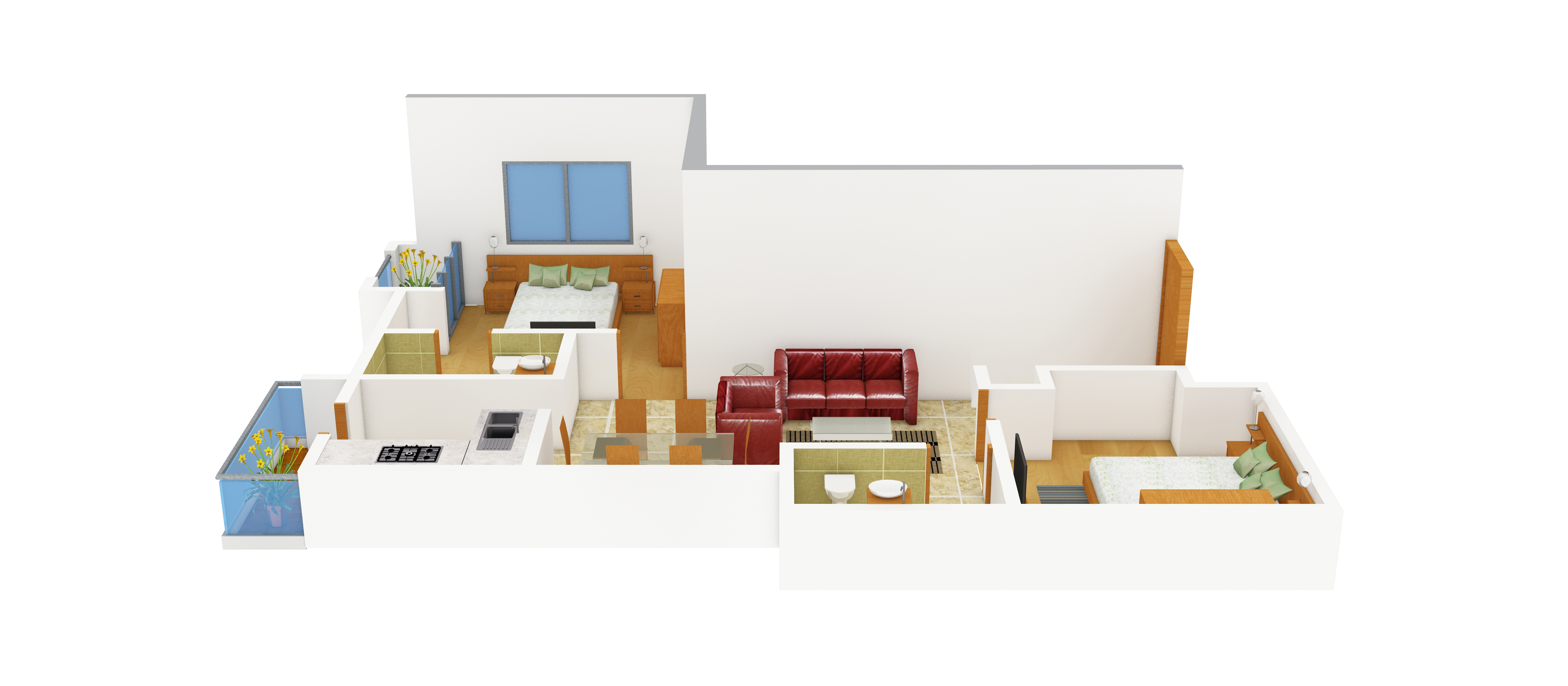 3DFloorPlan of Poojaa Jeyam