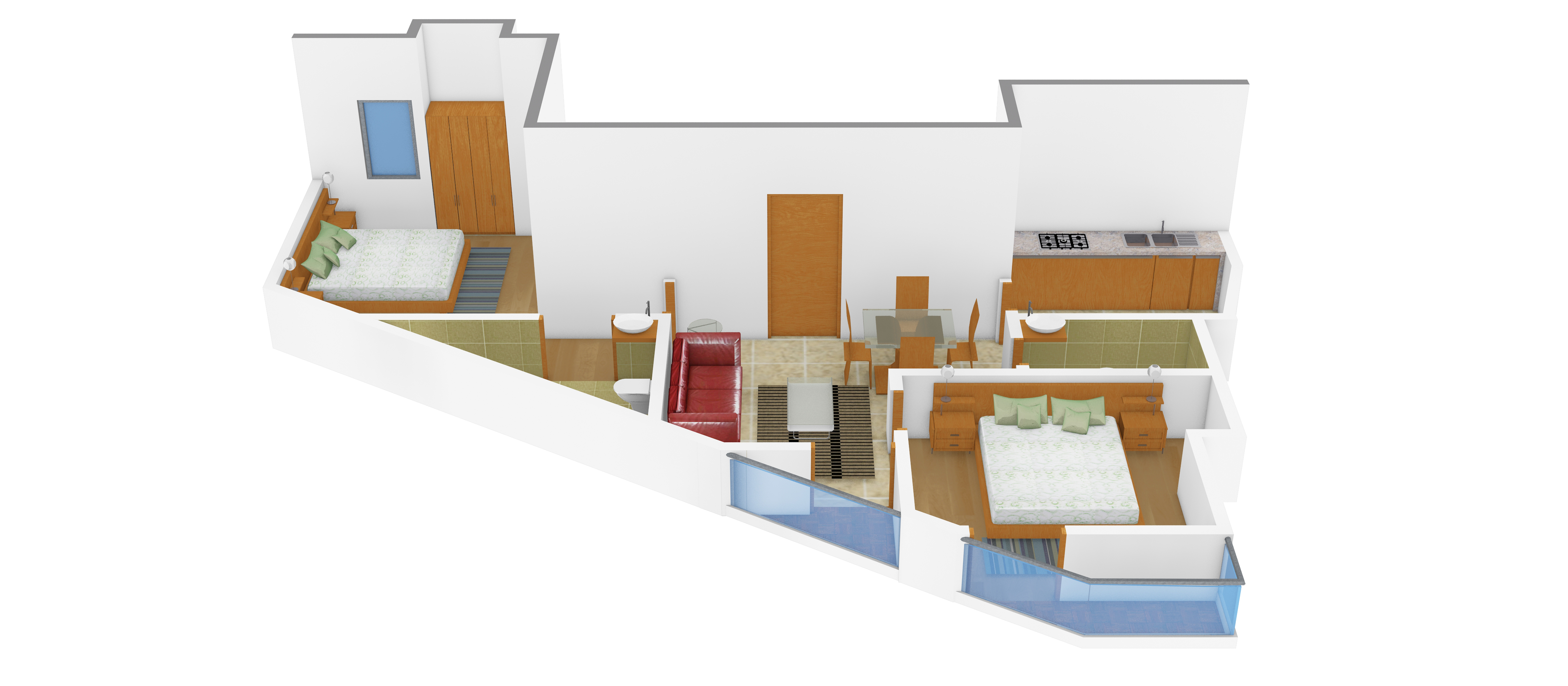 3DFloorPlan of Anupam Mahesh Chandra Dutta Lane