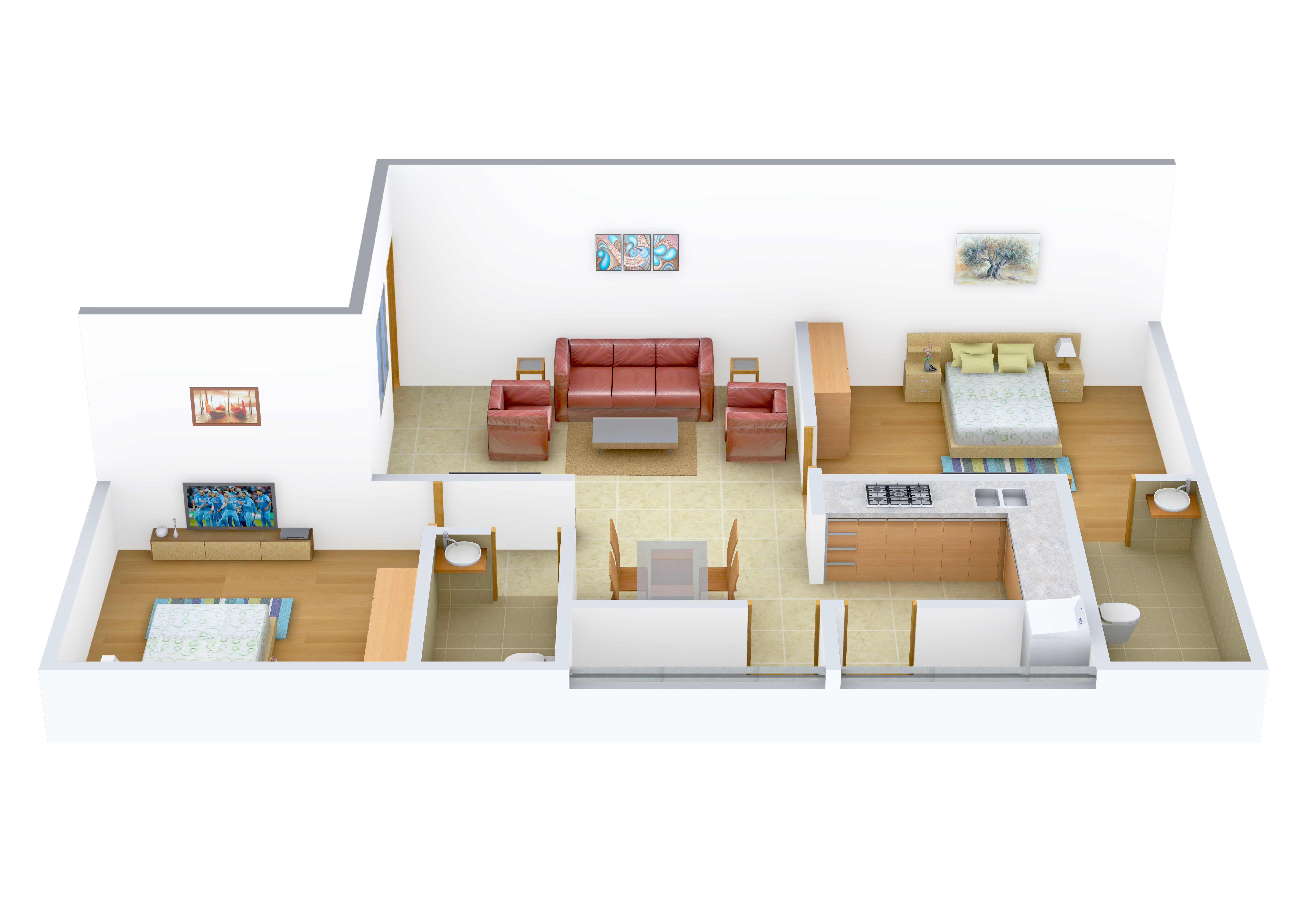 3DFloorPlan of Sparrow Meridian