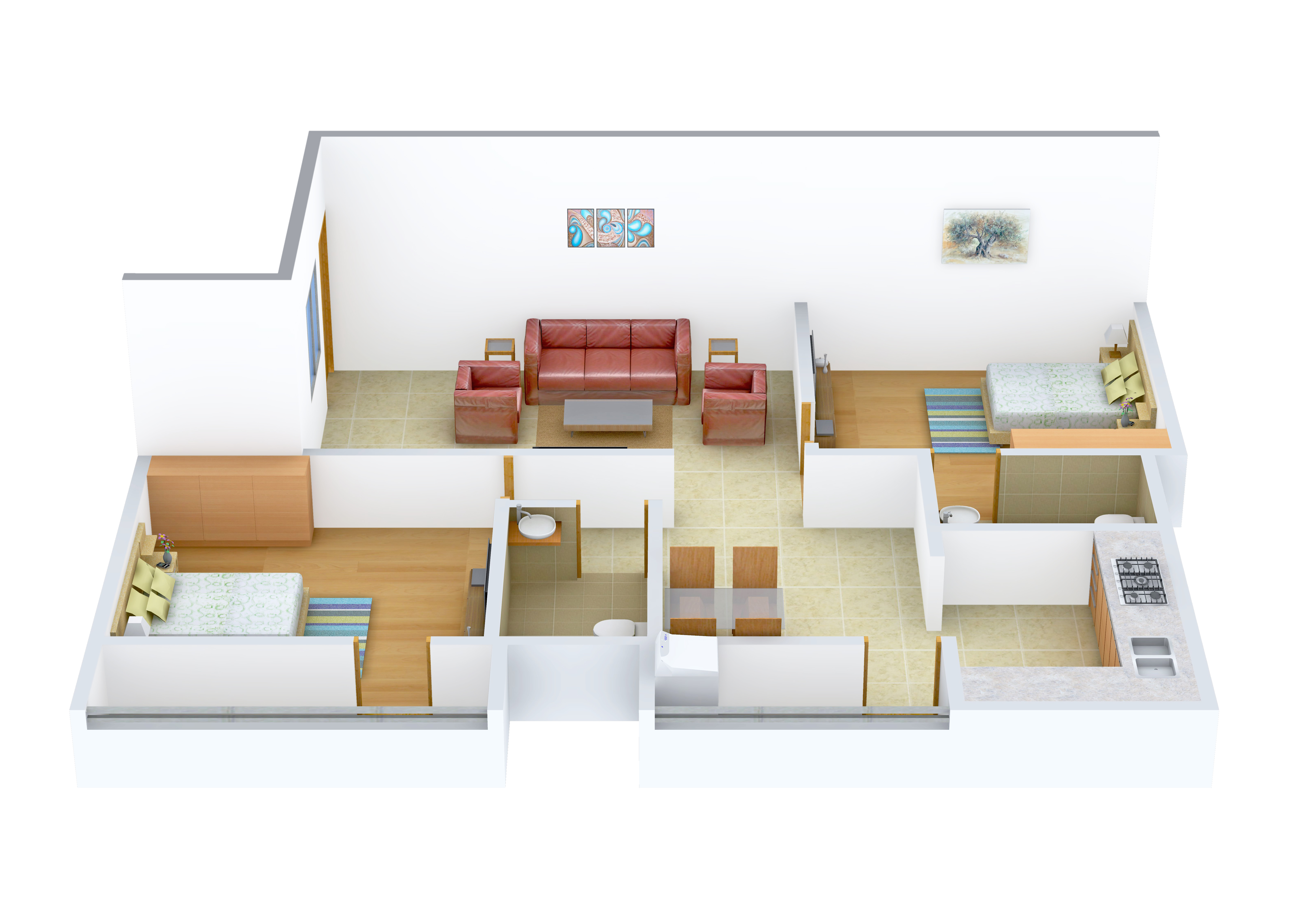 3DFloorPlan of Sparrow Meridian