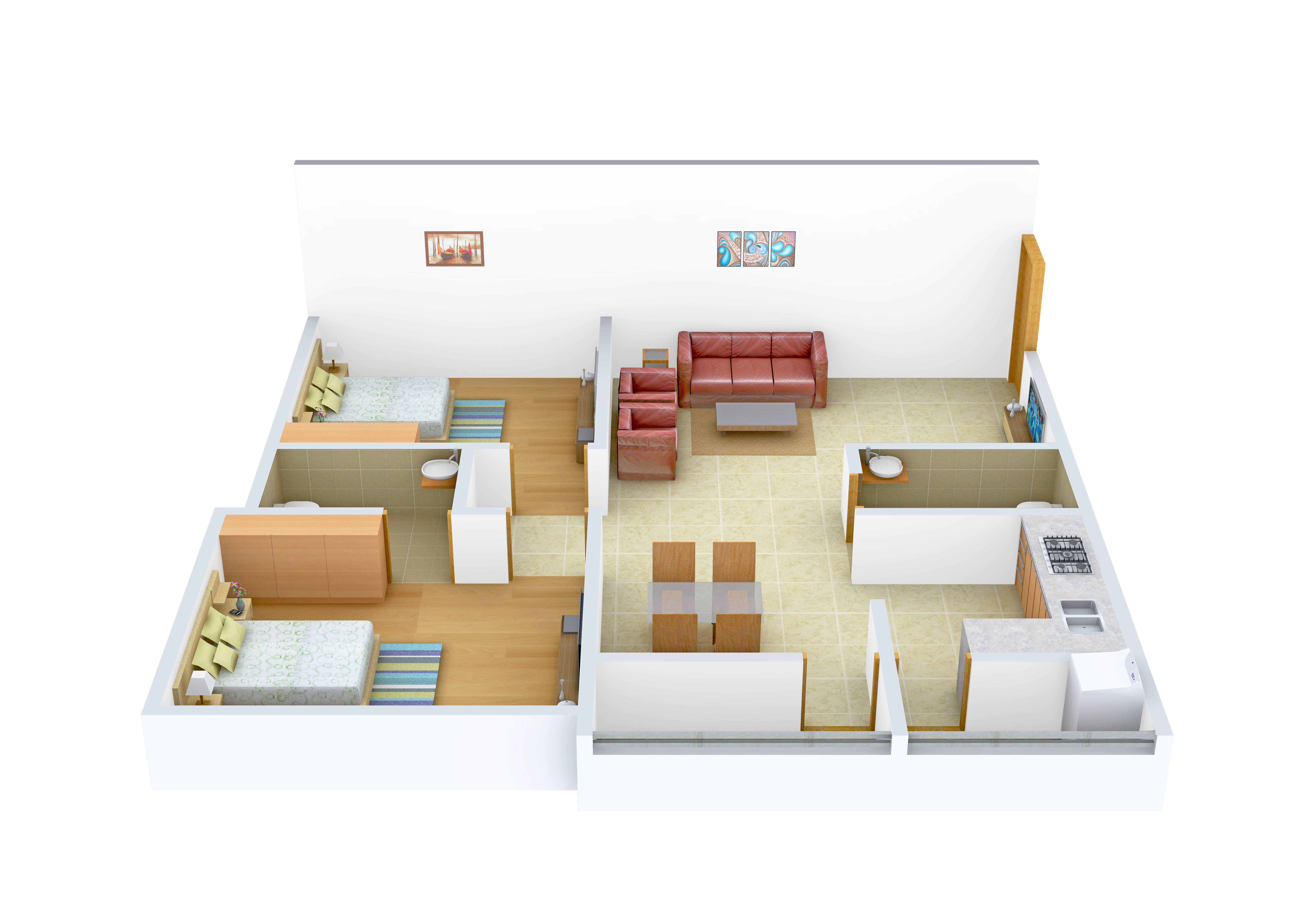 3DFloorPlan of Sparrow Meridian