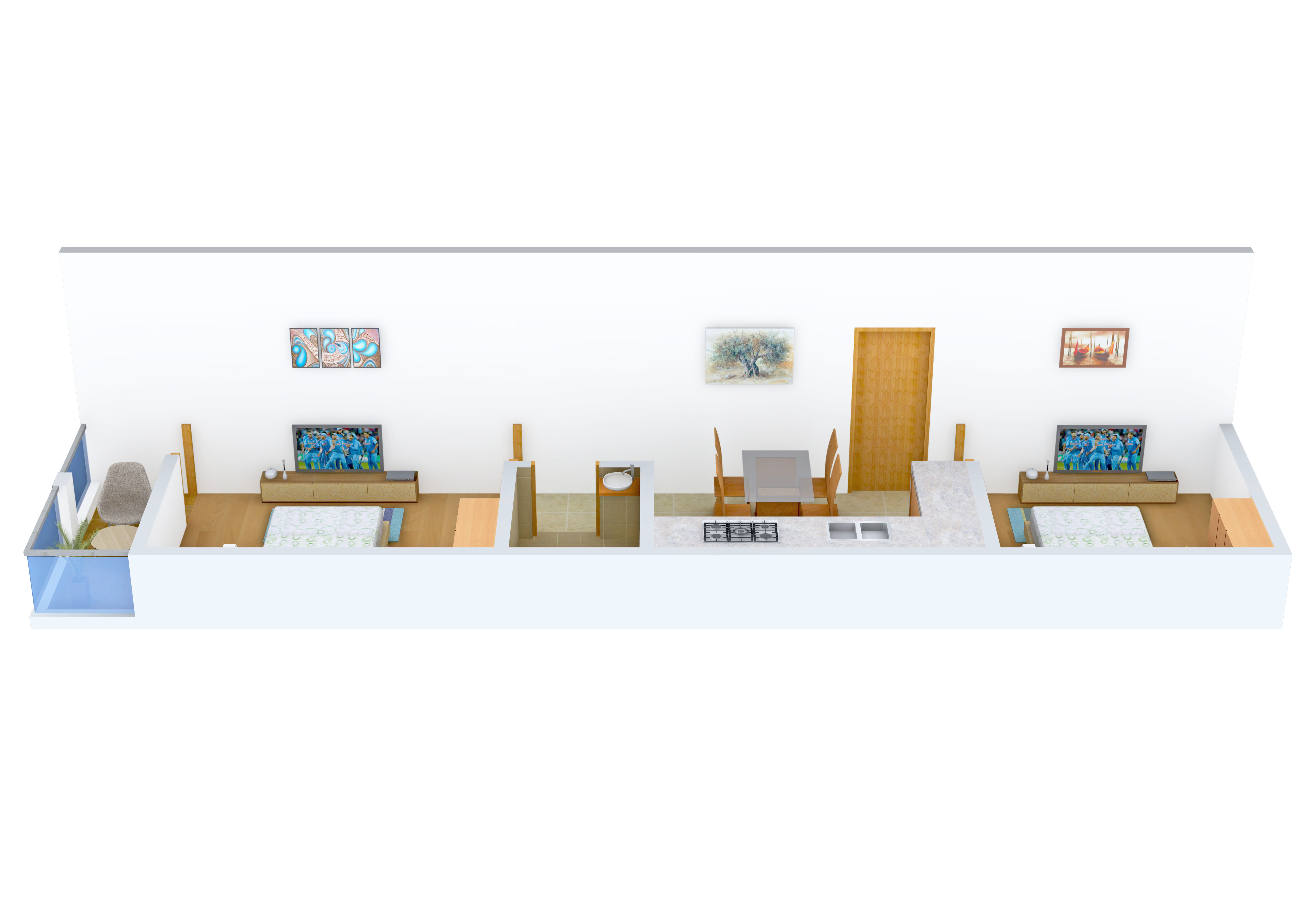 3DFloorPlan of Swapnoneer Rup