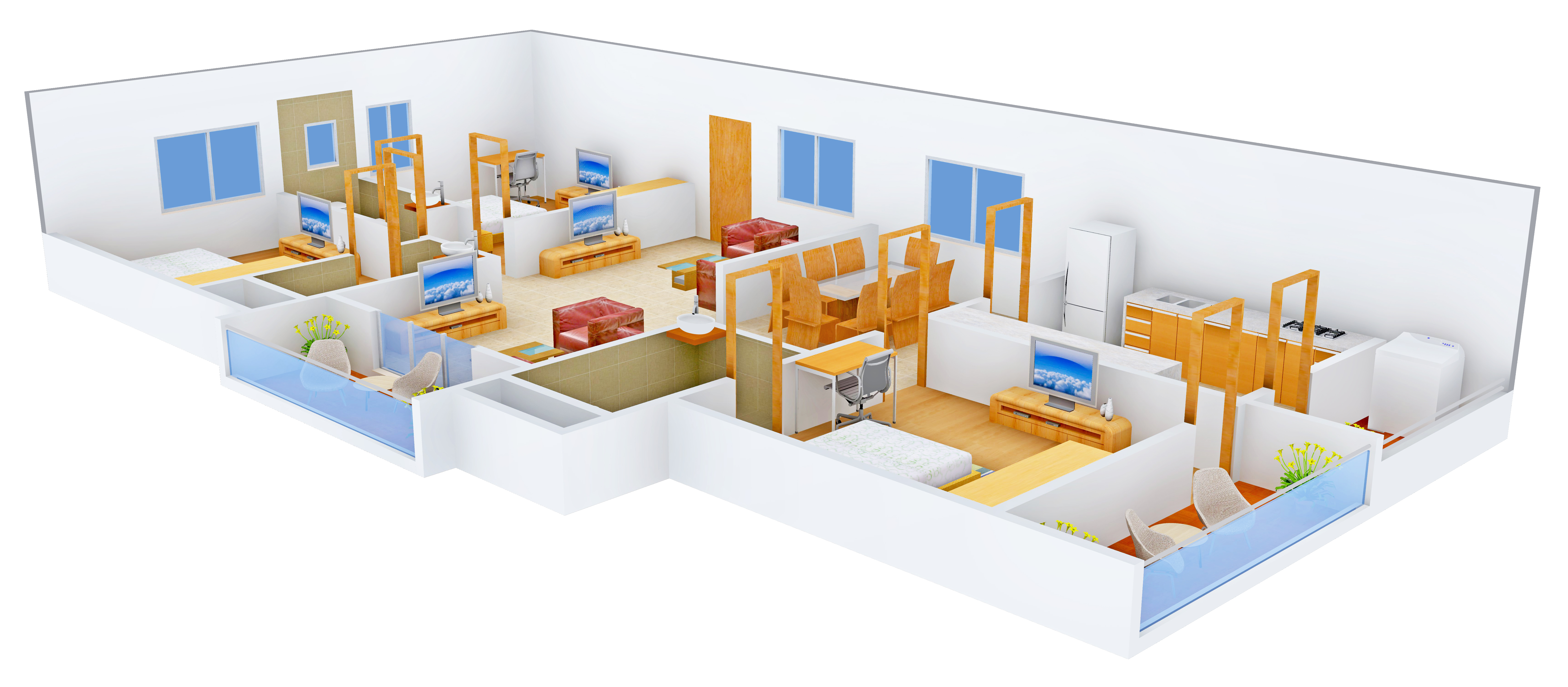 3DFloorPlan of Reliance Sion