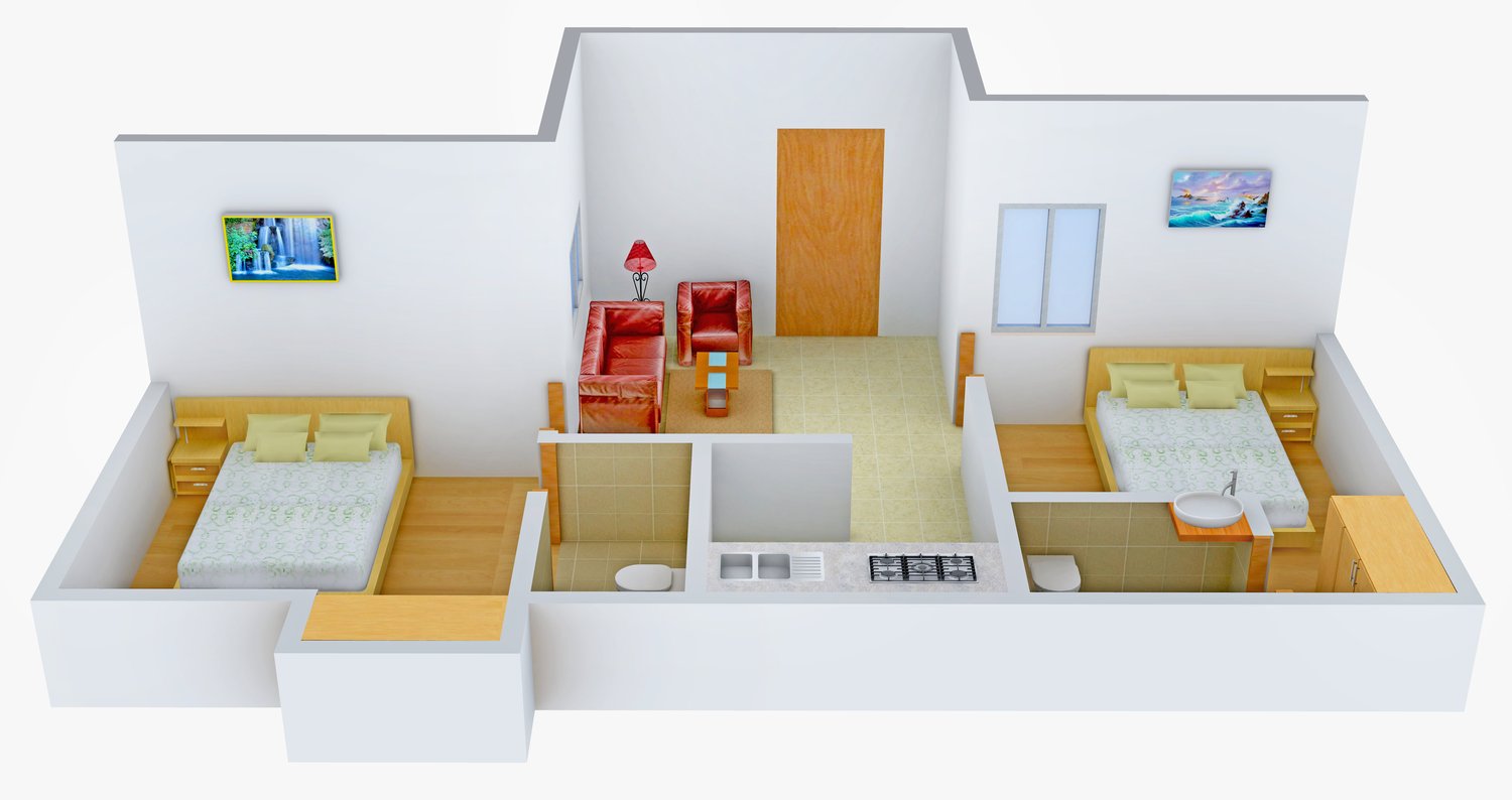 3DFloorPlan of AHFL Aadinath Haven