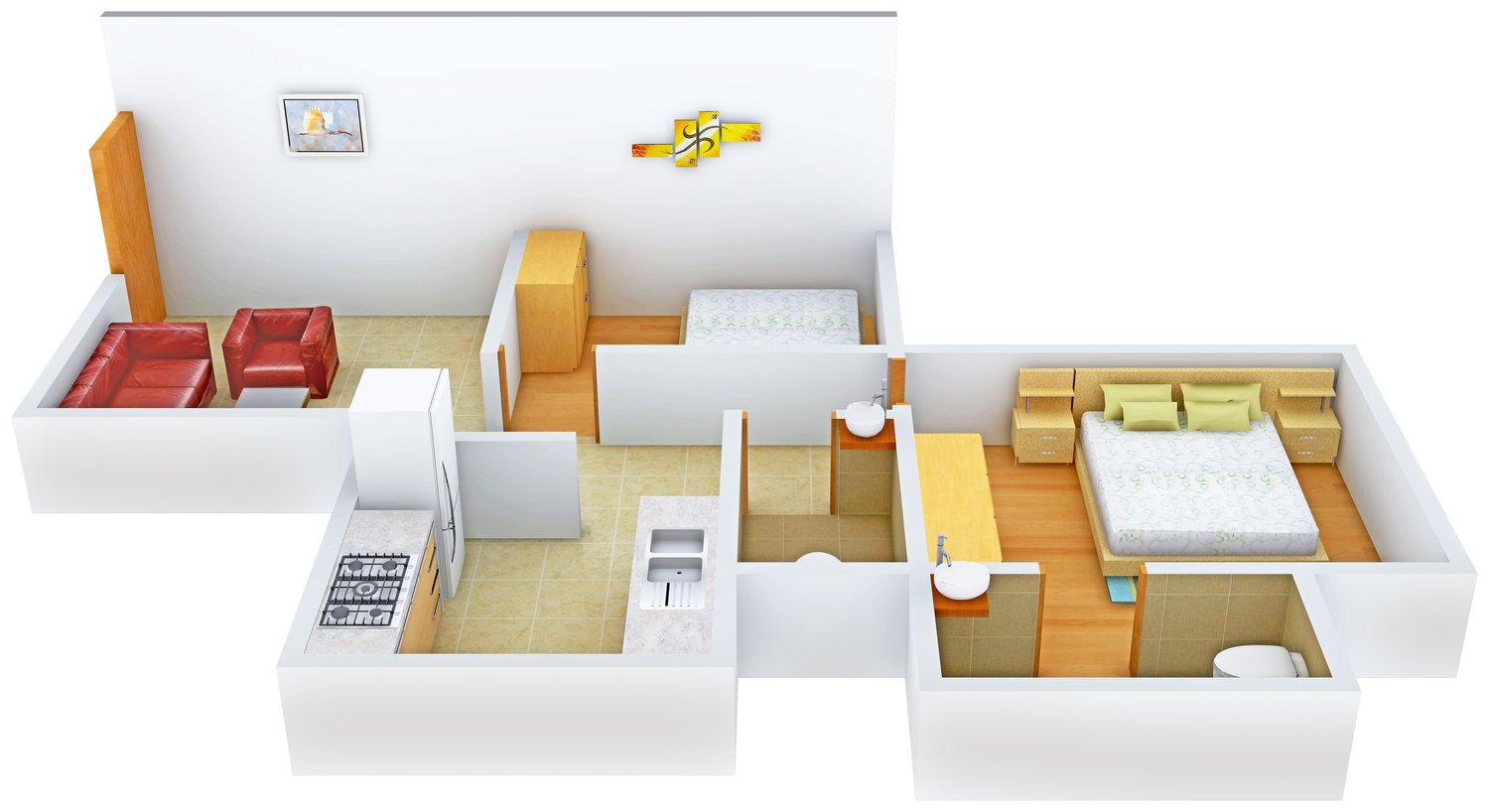 3DFloorPlan of Lotus Heights